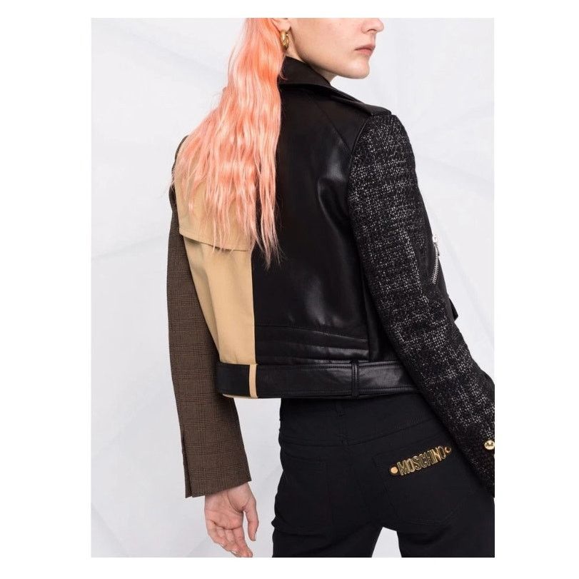 Moschino AW20 Moschino Couture Jeremy Scott Biker Jacket sleeves Size XL / US 12-14 / IT 48-50 - 3 Thumbnail