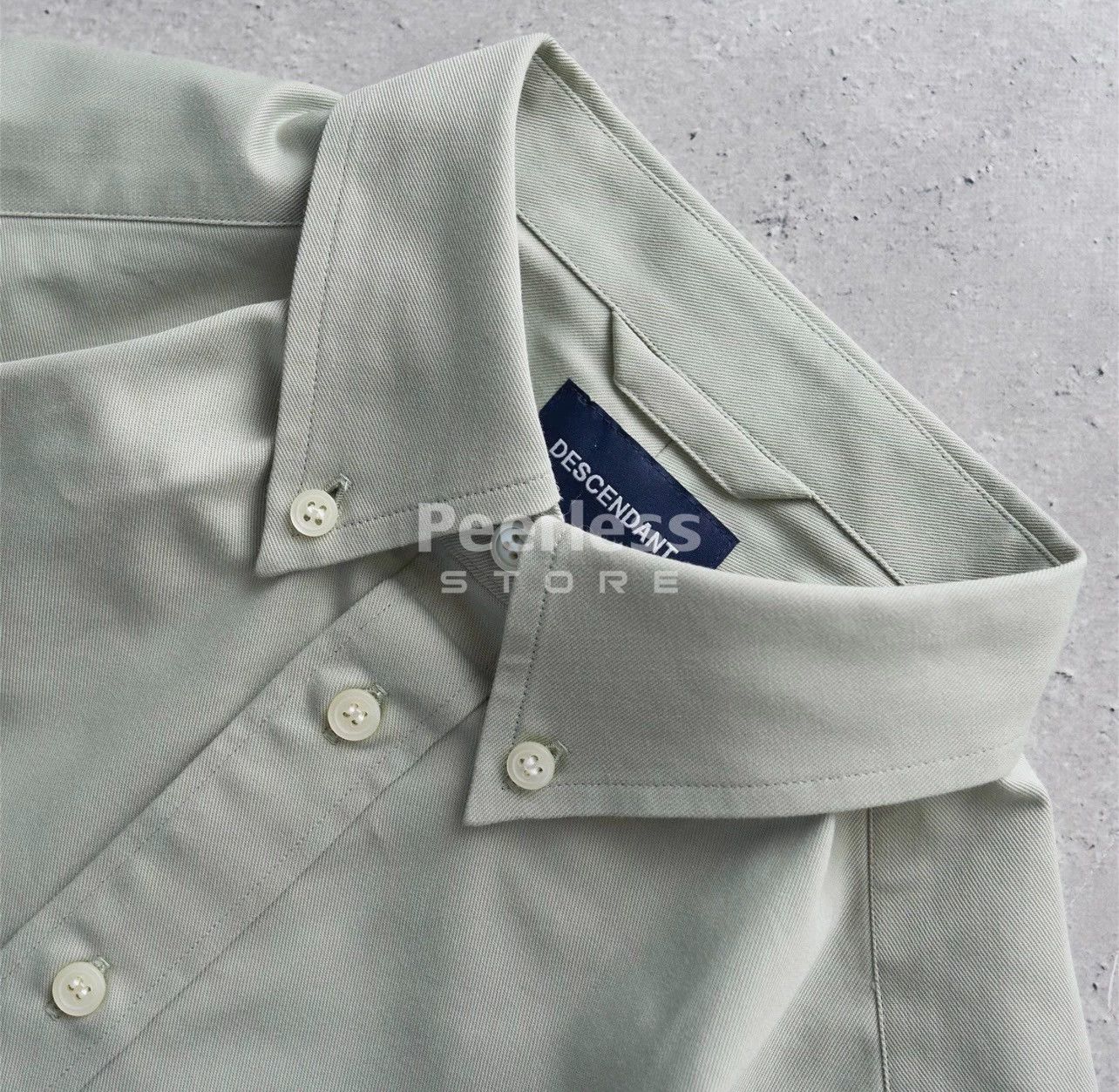 Descendant DESCENDANT KENNEDY'S TWILL LS SHIRT Jpn Whale Embro 24SS Green Size US M / EU 48-50 / 2 - 2 Thumbnail