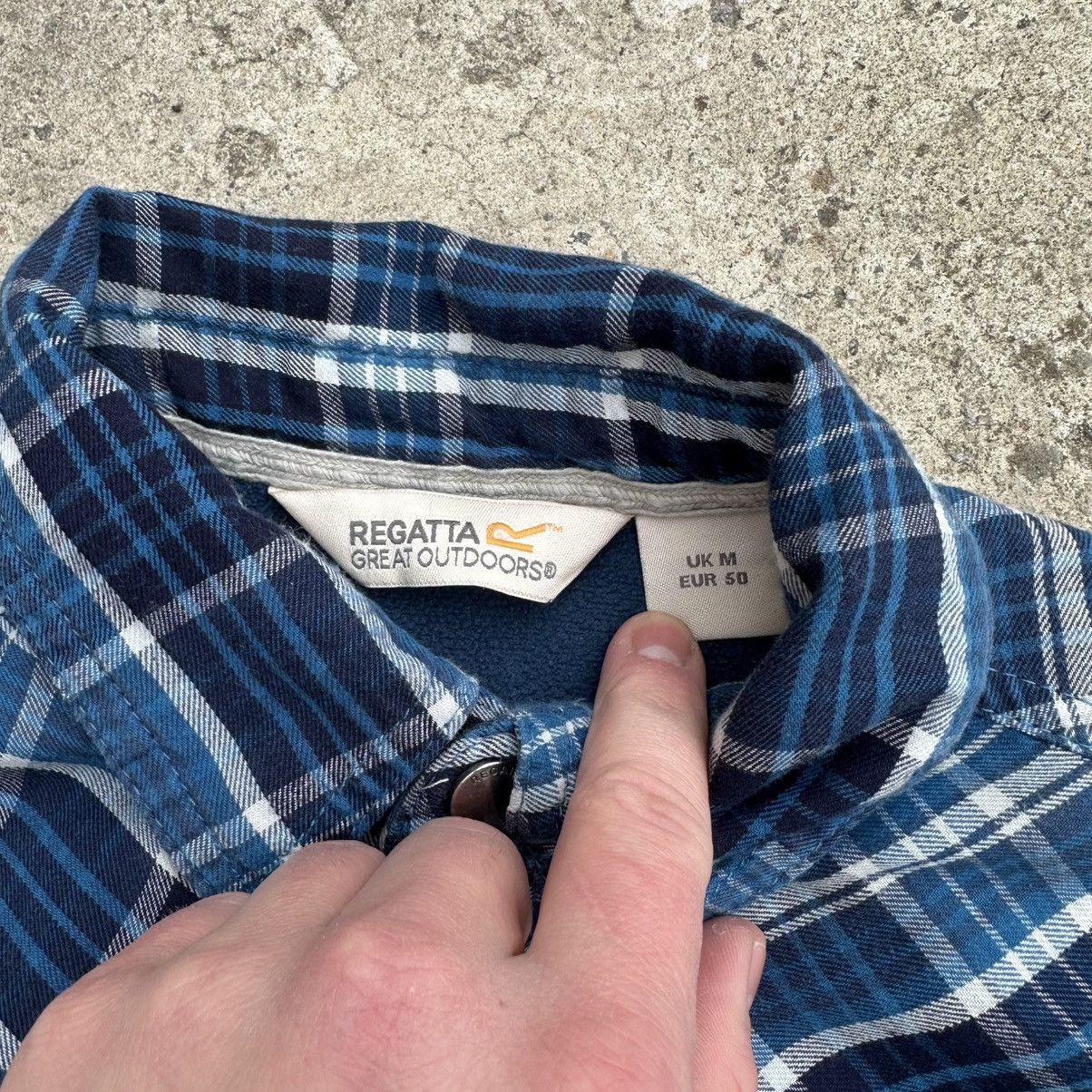 Flannel × Japanese Brand Vintage Flannel Plaid Button Up Checkered Regatta Y2K Size US M / EU 48-50 / 2 - 6 Thumbnail