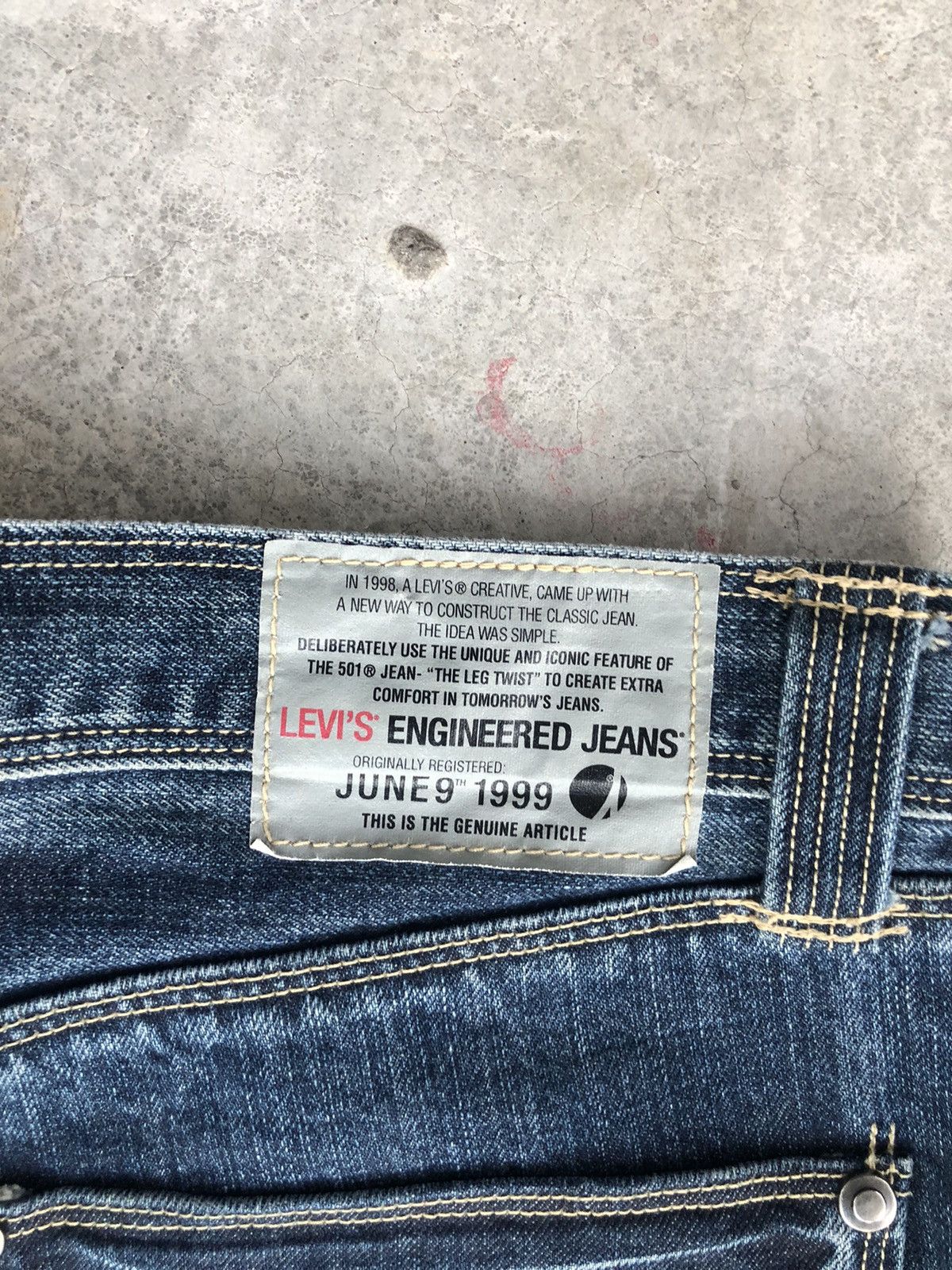If Six Was Nine Y2k Levis Engineered Jeans Distressed Size US 32 / EU 48 - 19 Thumbnail