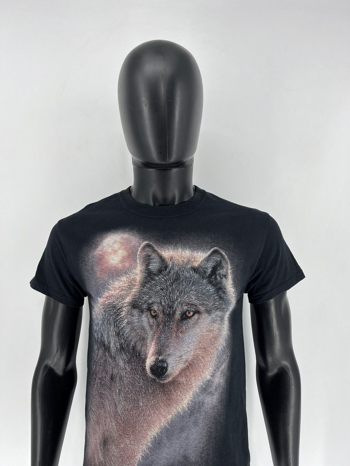 The Mountain × Vintage Vintage Y2K The Mountain Wolf Face Size S T-Shirt Size US S / EU 44-46 / 1 - 1 Thumbnail