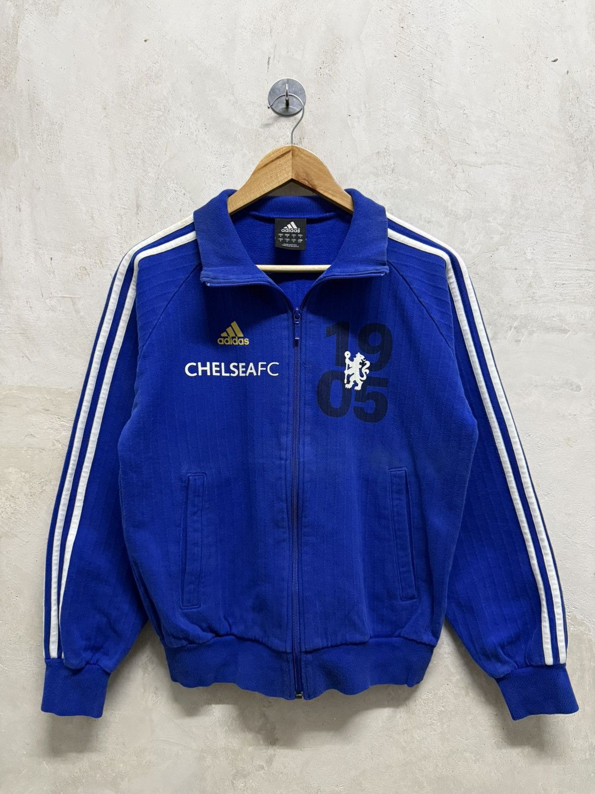 Adidas 2000s Adidas Chelsea FC 08/07 Tracktop Size US S / EU 44-46 / 1 - 1 Thumbnail