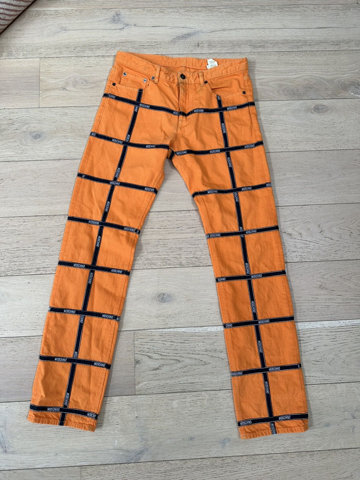 Moschino Men’s orange Moschino jeans Size US 38 / EU 54 - 1 Thumbnail