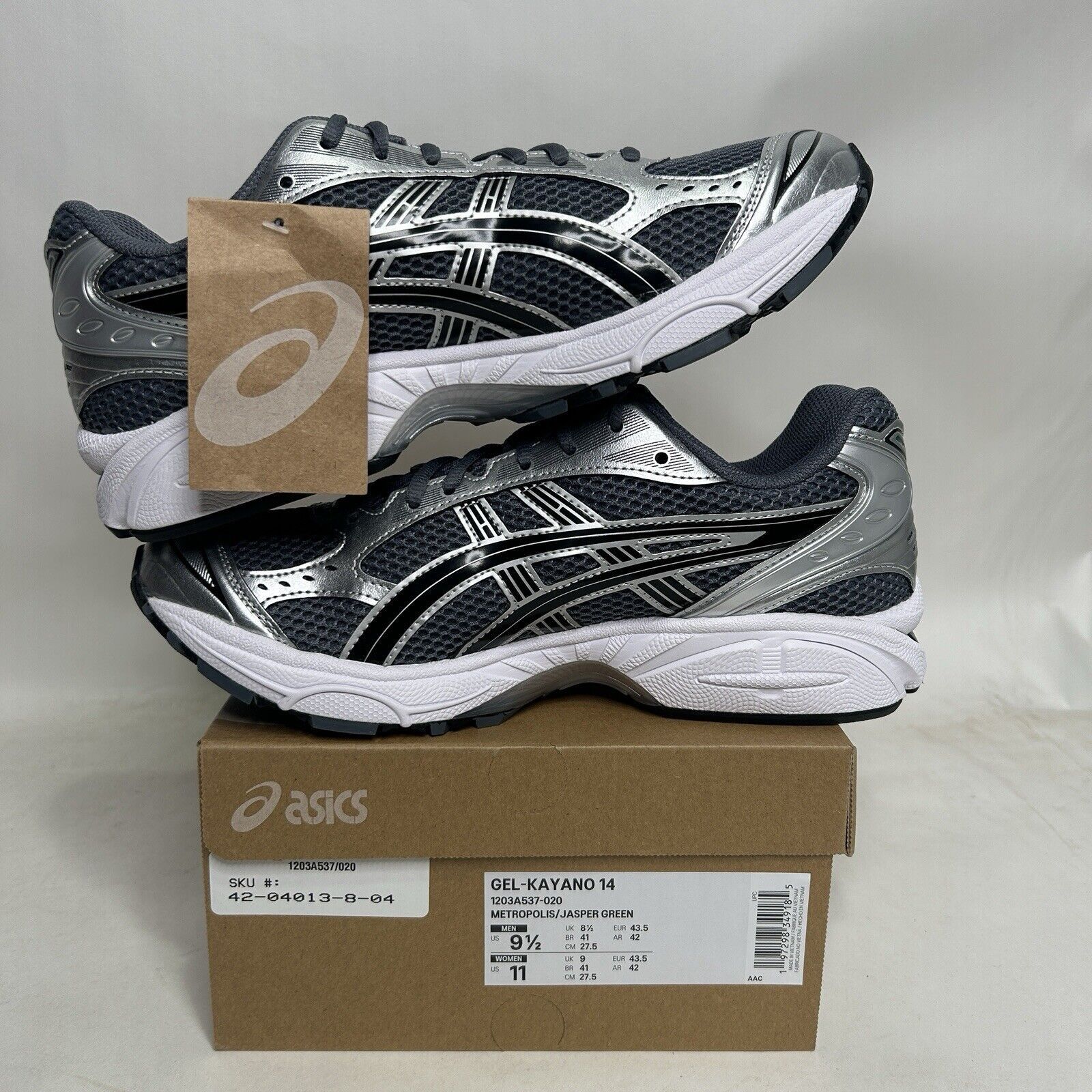 Asics ASICS Gel-Kayano 14 “Metropolis Jasper Green” 2024 Size US 9.5 / EU 42-43 - 3 Thumbnail