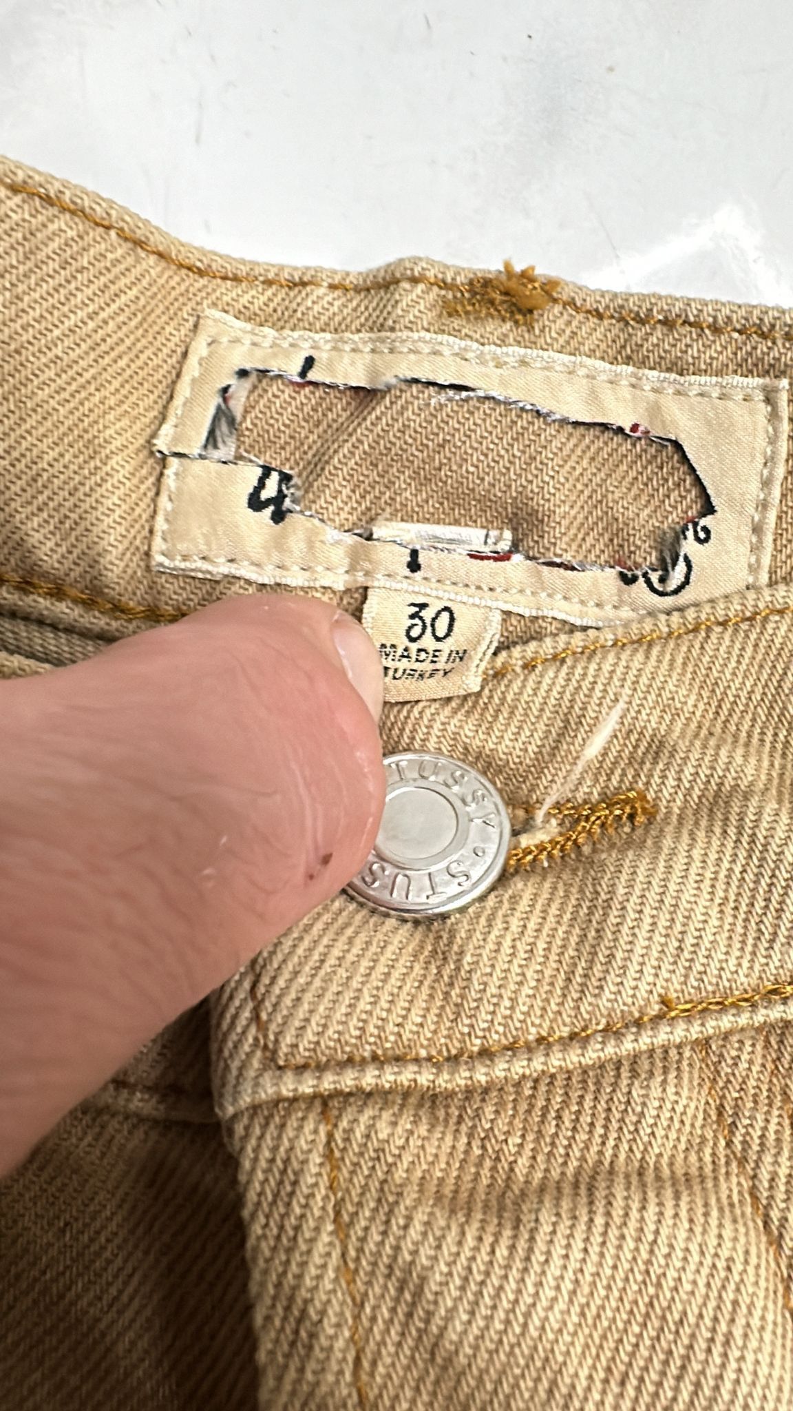 Stussy × Vintage Stüssy Big Ol Jean Sand Size 30 Size US 30 / EU 46 - 5 Thumbnail