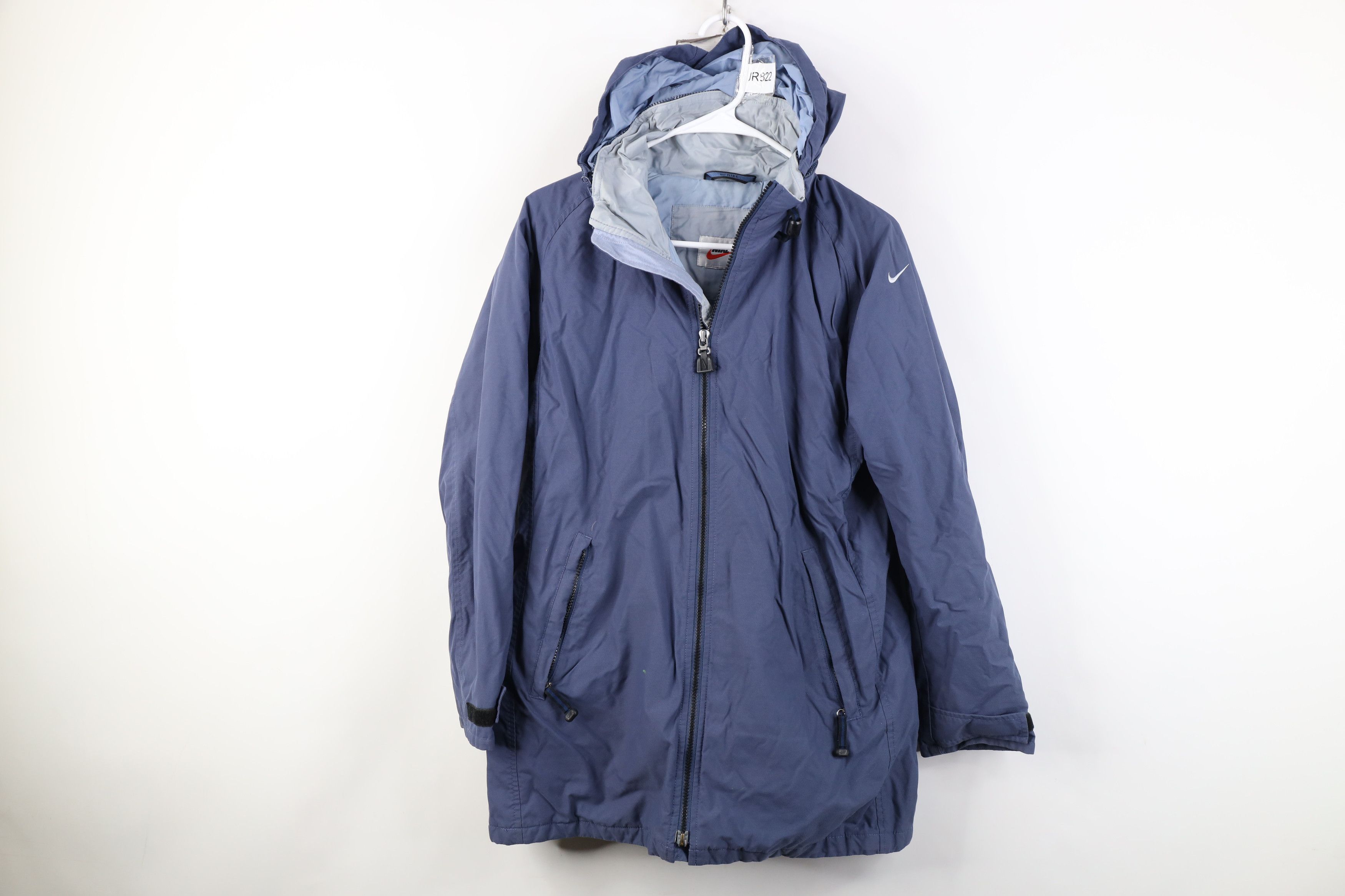 Nike Vintage 90s Nike Scott Mini Swoosh Hooded Parka Jacket Size M / US 6-8 / IT 42-44 - 1 Thumbnail