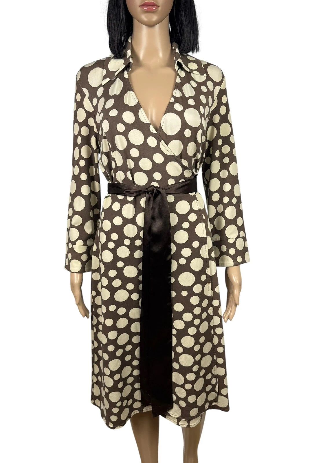 Diane von Furstenberg Diane Von Furstenberg Silk Warp Dress Polka Dot size 6 Size M / US 6-8 / IT 42-44 - 2 Thumbnail