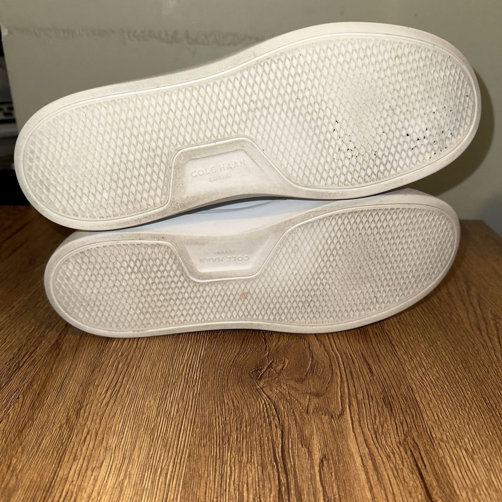 Cole Haan Cole Haan Grand Sneakers All White Women Sz 10B Shoes Leather Rubber Lace Up Casual Low Top Size US 10 / IT 40 - 7 Thumbnail