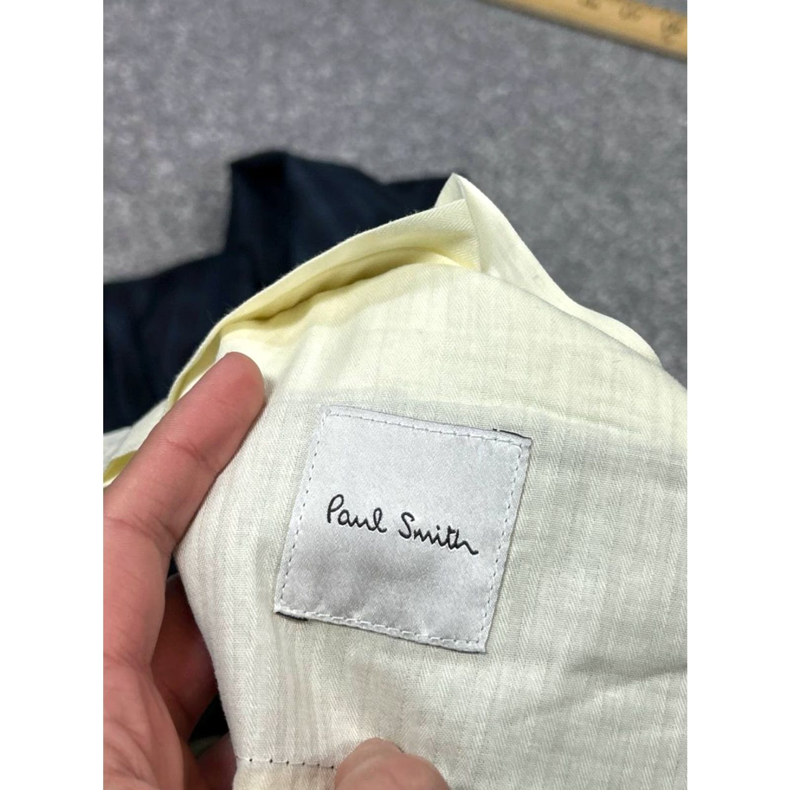 Paul Smith Paul Smith Mens Dress Pants 44 Multicolor Wool Plaid Mid Rise Straight Leg Formal Dress Pants Mens Size US 44 / EU 60 - 7 Thumbnail