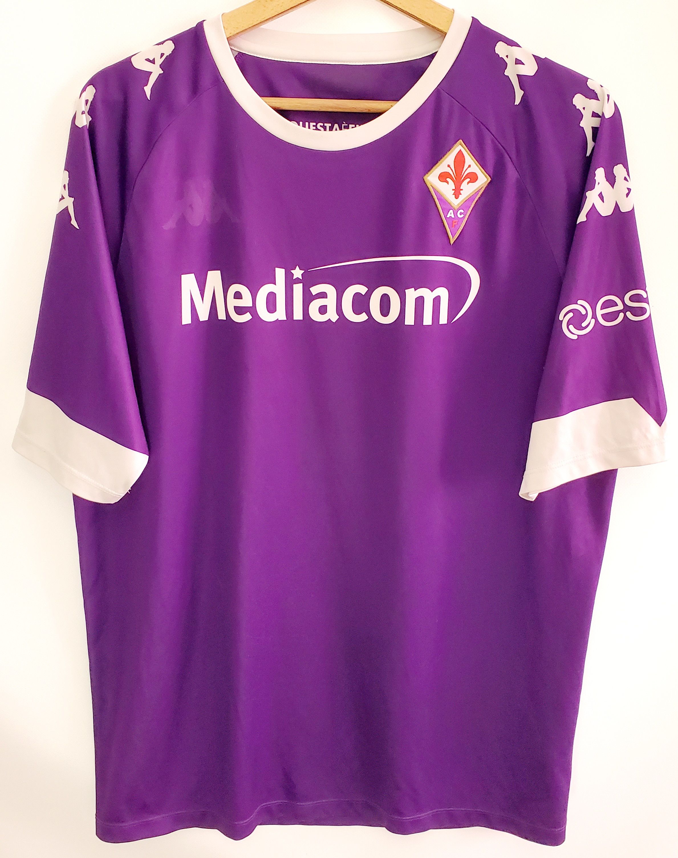 Kappa Fiorentina Home football shirt 2020 - 2021 Jersey size L Size US L / EU 52-54 / 3 - 1 Thumbnail