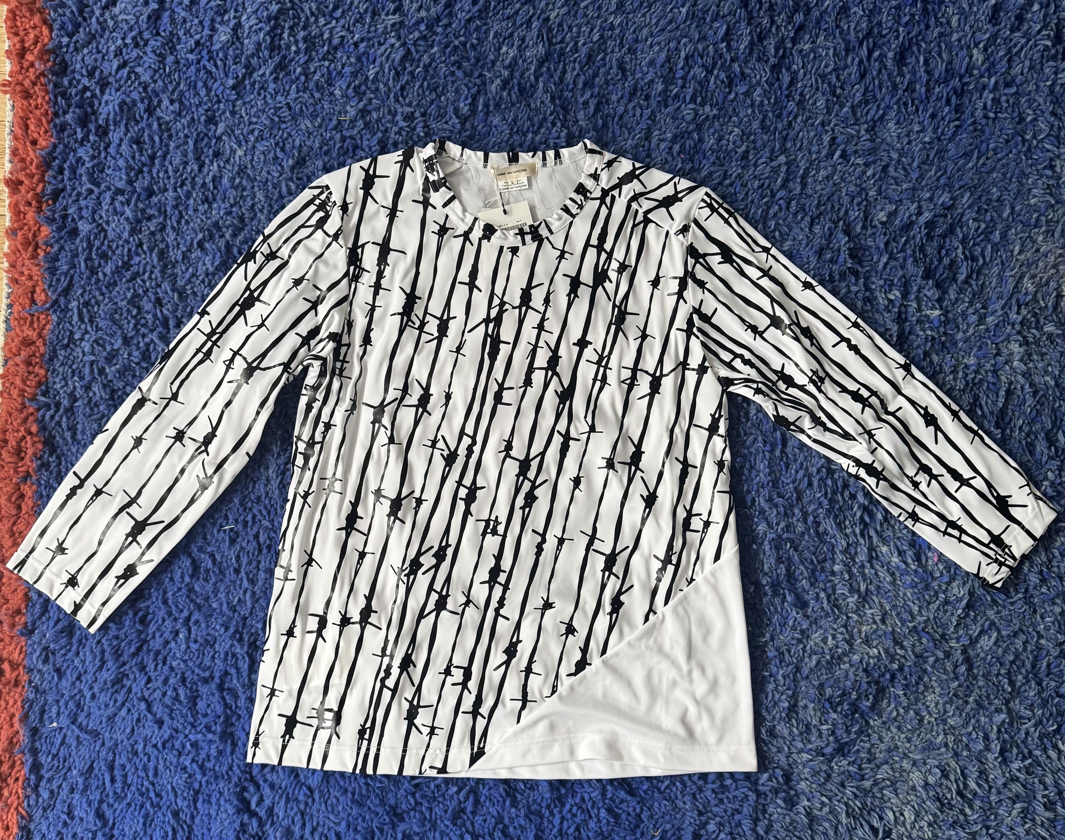 Comme des Garcons Comme des Garçons Barbed Wire Print Tee 2024 Size US L / EU 52-54 / 3 - 5 Thumbnail