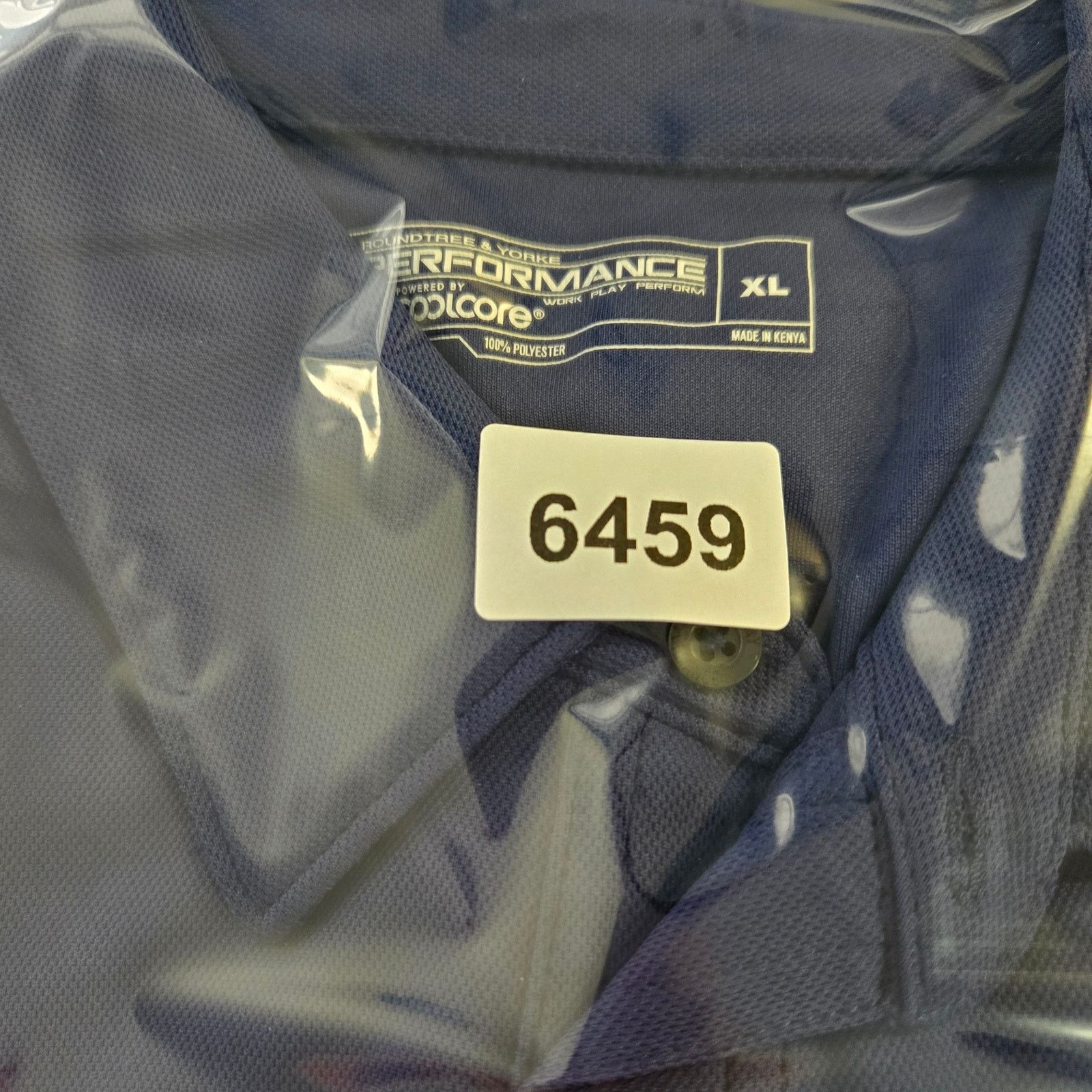 Roundtree & Yorke NWT Roundtree & Yorke XL Navy Performance Polo Shirt Size US XL / EU 56 / 4 - 8 Thumbnail