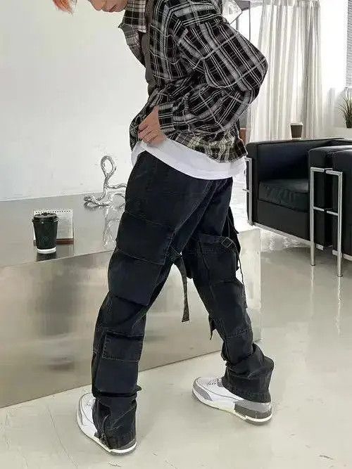 VIBE Cargo Khaki Pants Size US 30 / EU 46 - 4 Thumbnail
