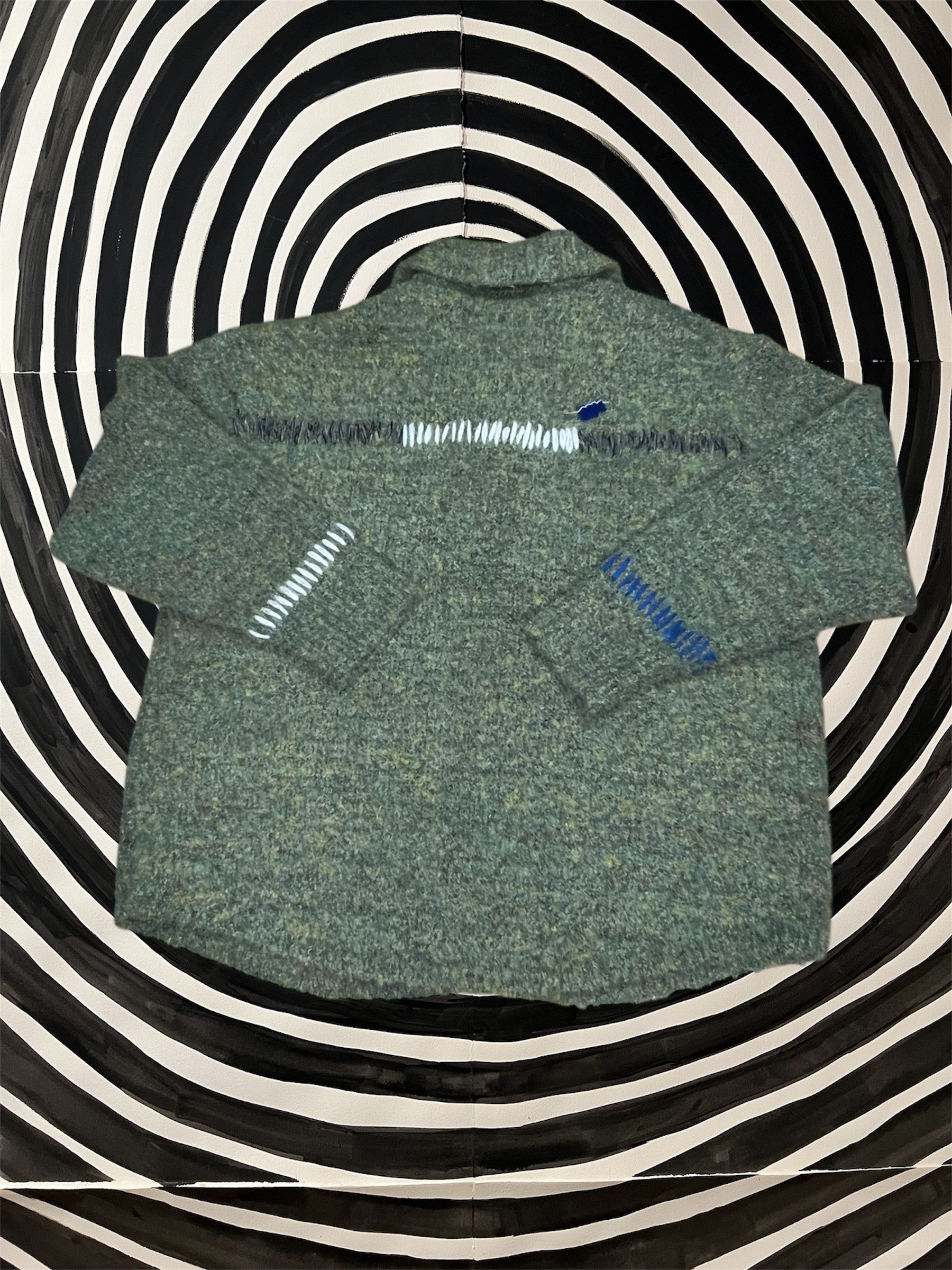 Ader Error FW21 Distressed Knit Cardigan Size US XL / EU 56 / 4 - 2 Thumbnail