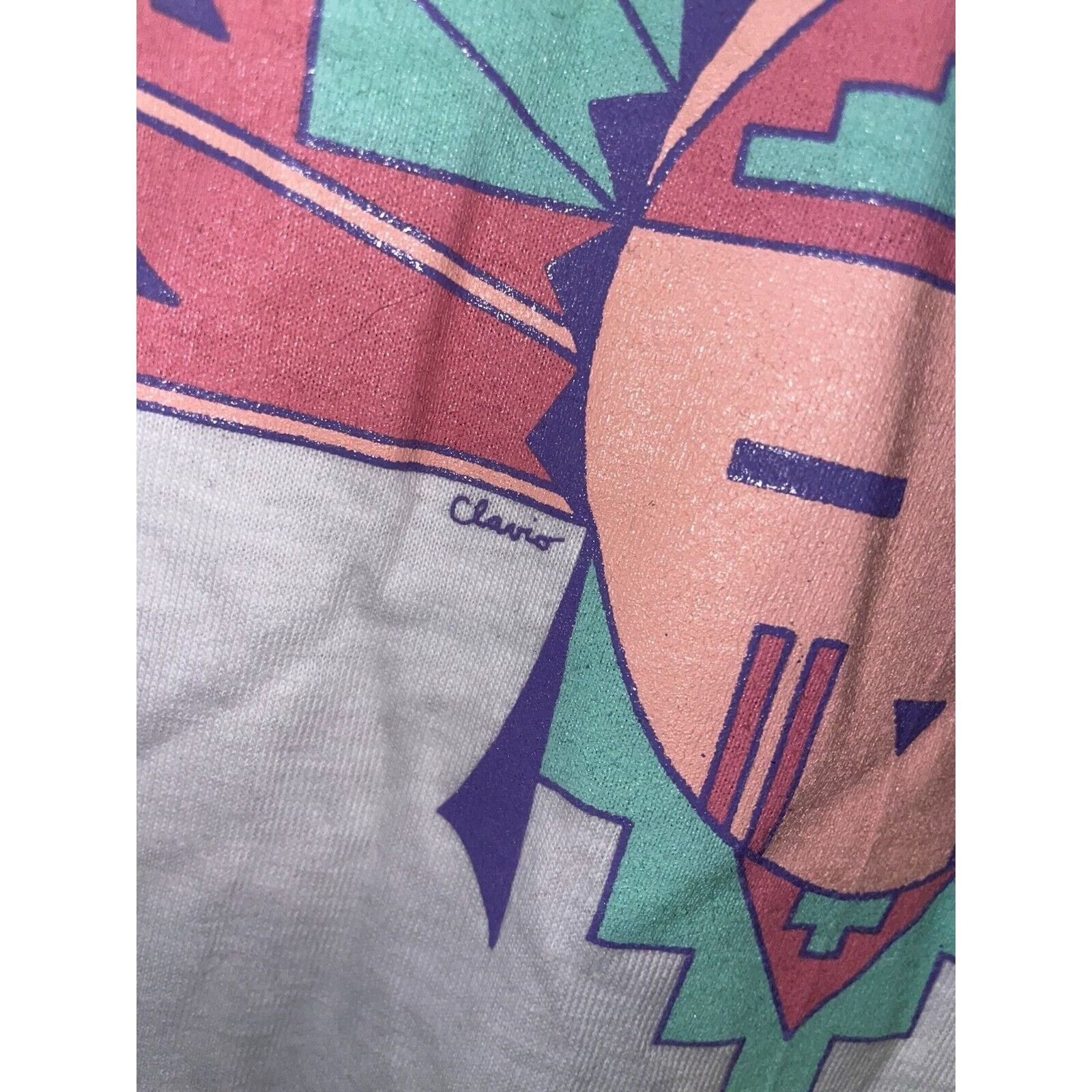 Hanes Vintage Arizona Shirt Native Western Graphic White L Tee Size US L / EU 52-54 / 3 - 8 Thumbnail