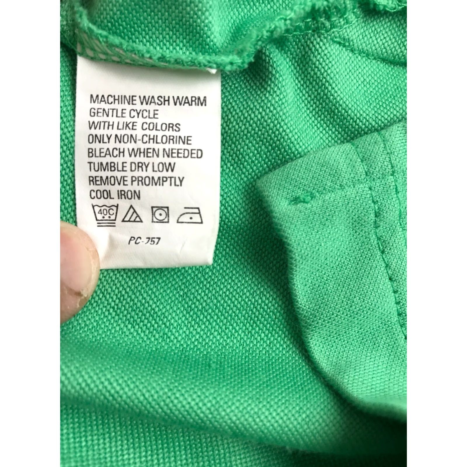 Izod IZOD Polo Shirt Men XL Golf Solid Green Short Sleeve 1/4 Button Collar Size US XL / EU 56 / 4 - 8 Thumbnail