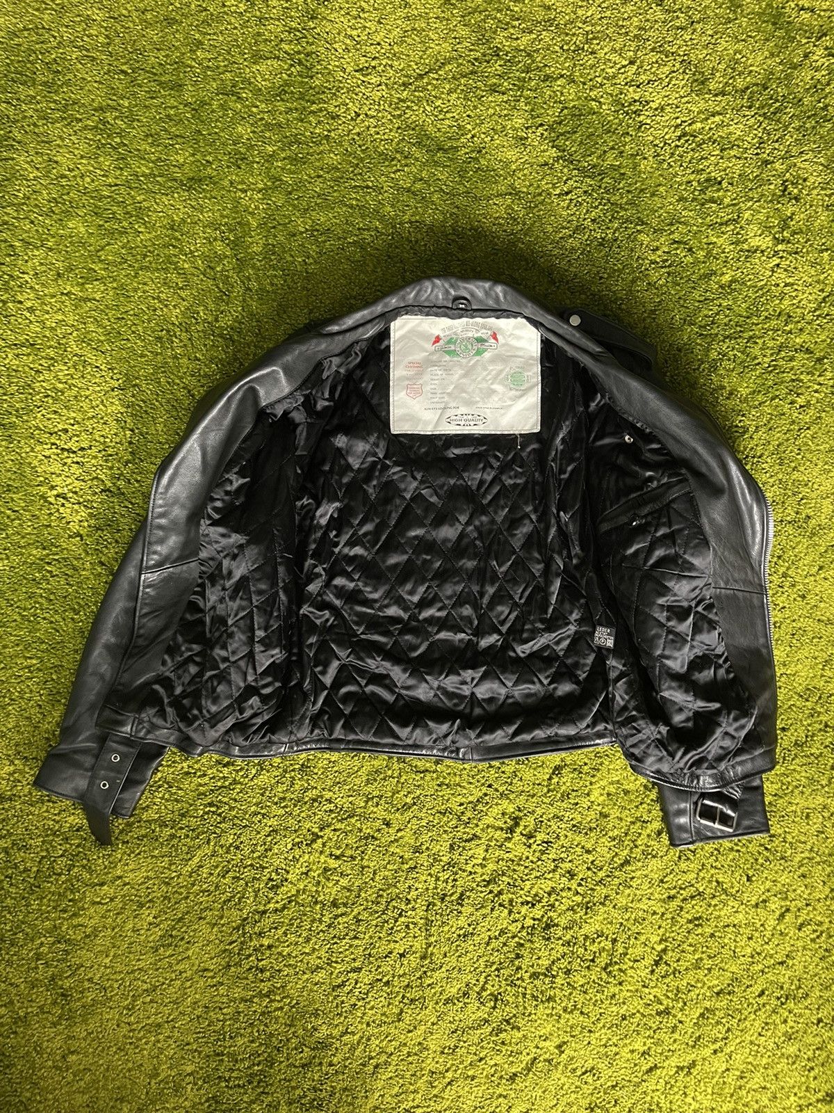 Vintage Ghetto Blaster 90s vintage leather biker jacket Size US M / EU 48-50 / 2 - 3 Thumbnail