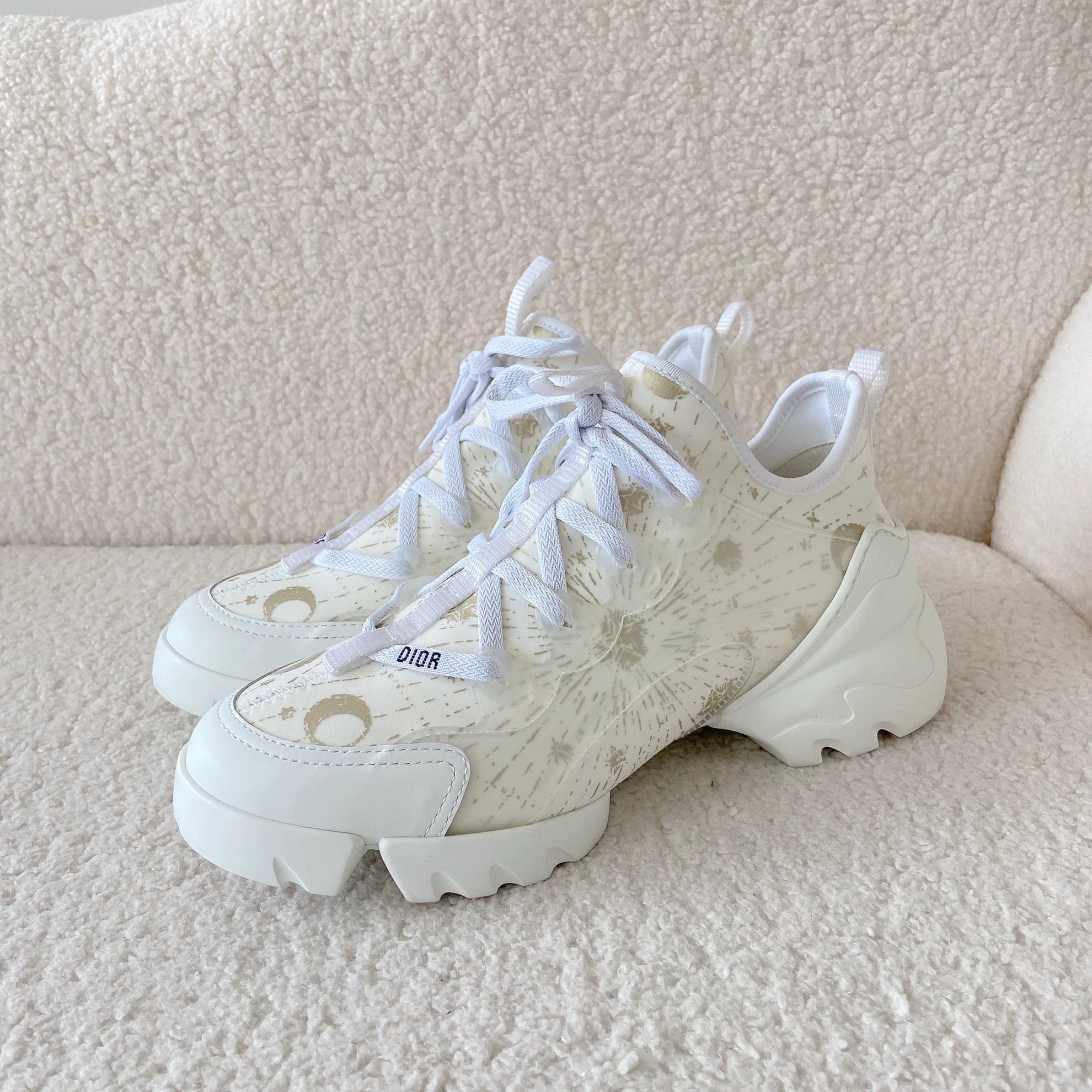 Dior Dior D-Connect Constellation Sheepskin Dad Shoes 37.5 Size US 7 / IT 37 - 2 Thumbnail