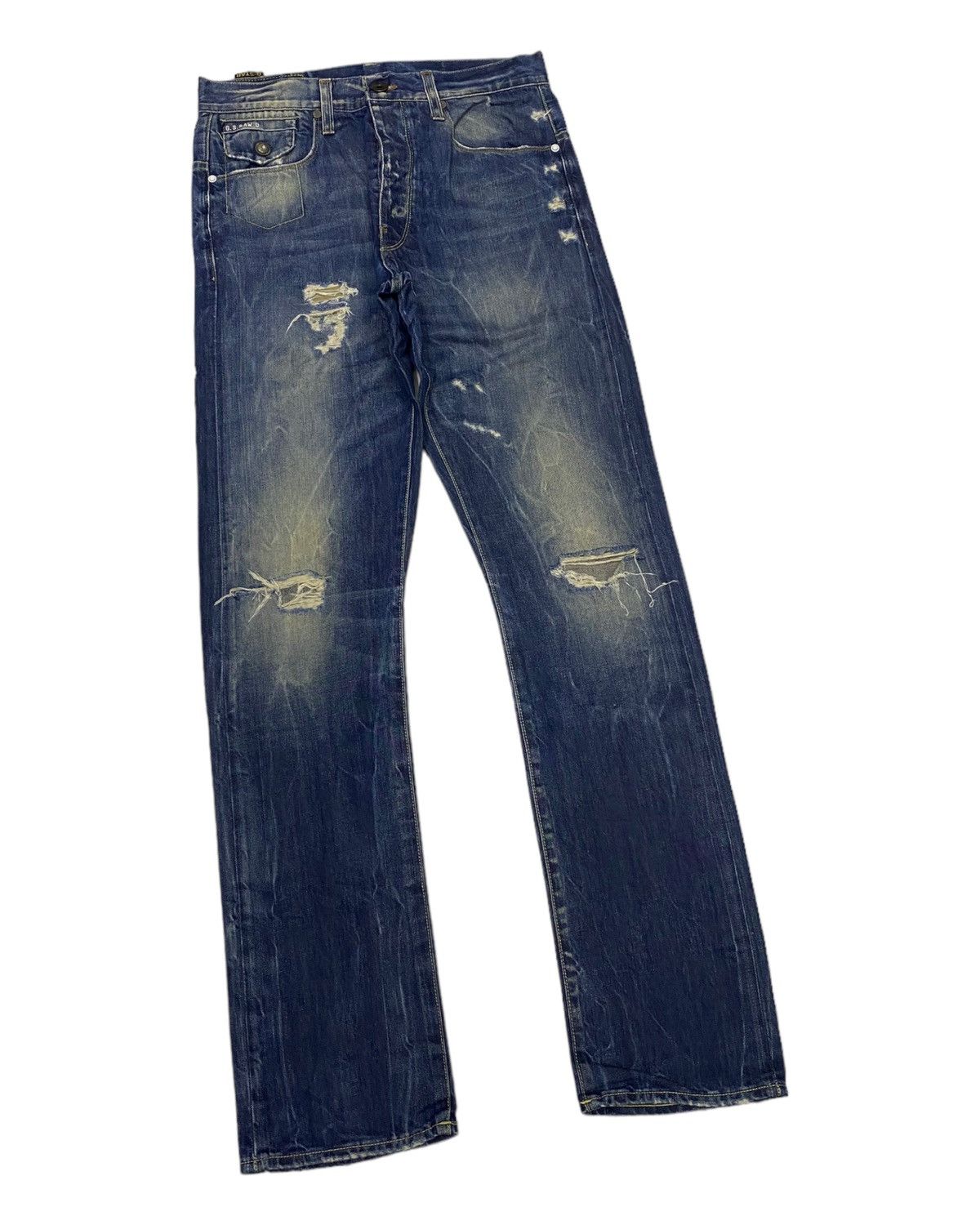 G-Star × Hysteric Glamour 🔥RARE G-STAR RAW DISTRESSED DENIM JEANS HYSTERIC GLAMOUR Size US 30 / EU 46 - 3 Thumbnail