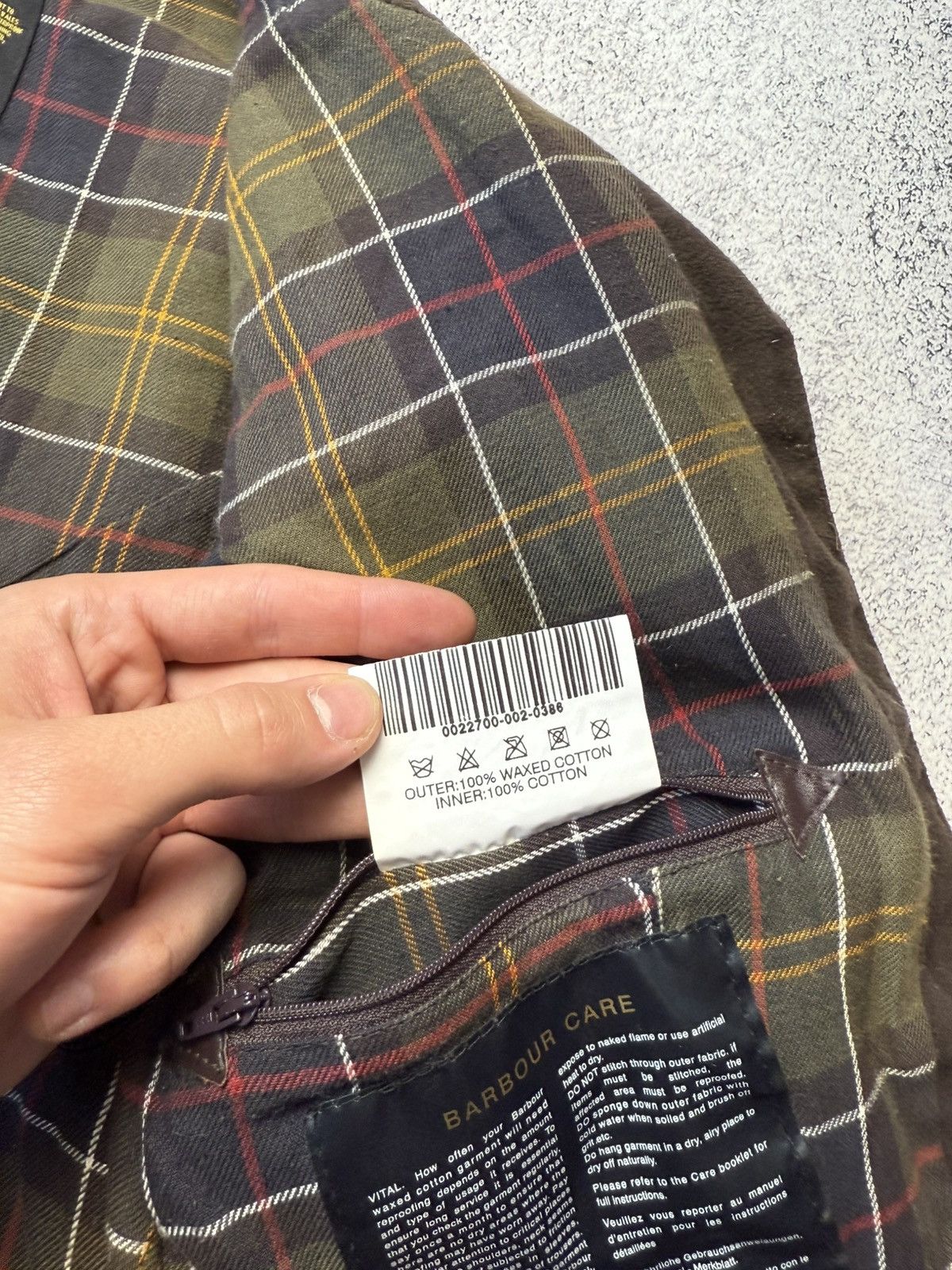 Barbour Women's Made in England Waxed Peplum Jacket - Sage