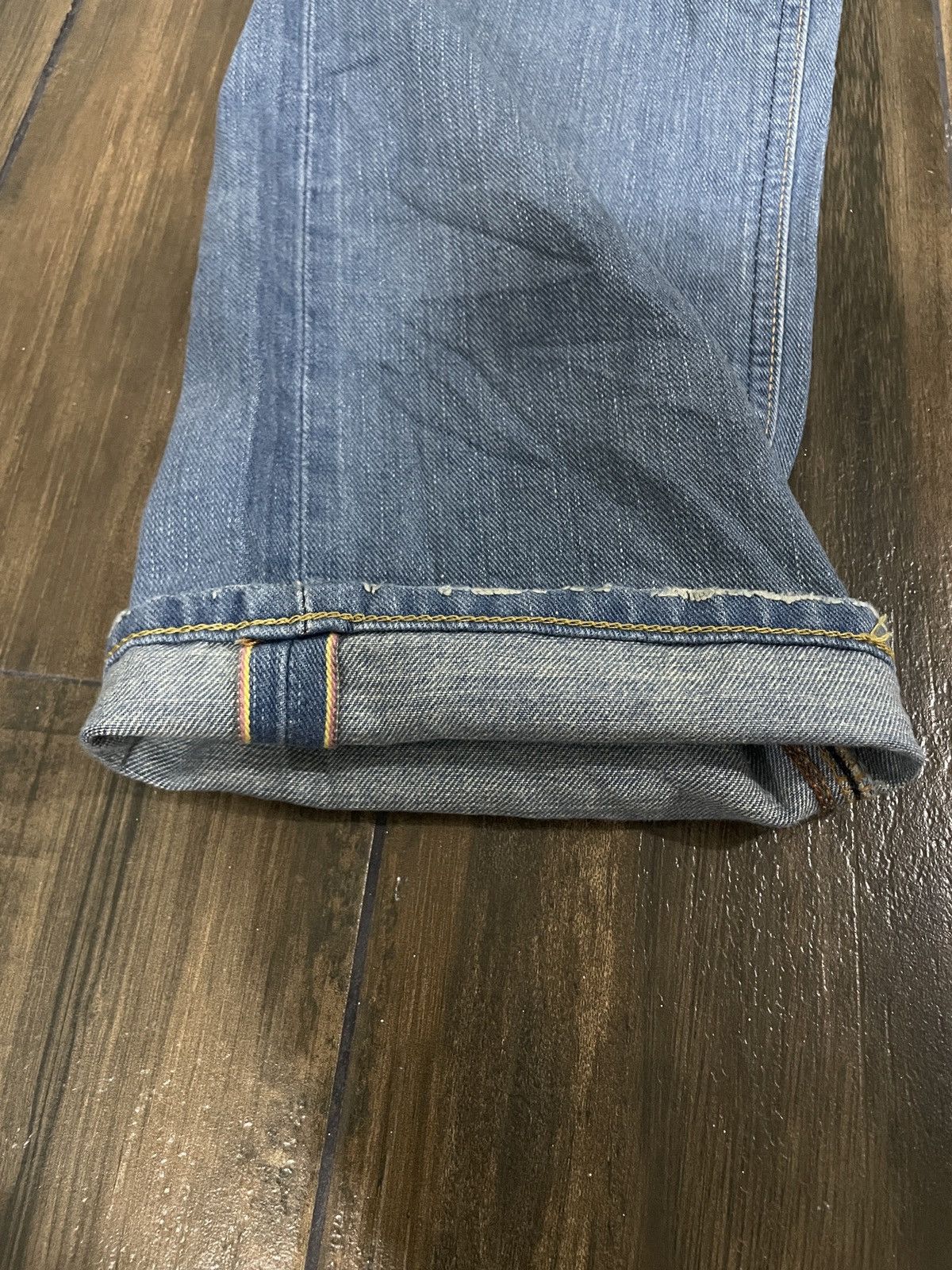 Lee Lady Lee Riders x Ford Mills Selvedge Jeans Retro Style Size 31" - 10 Thumbnail