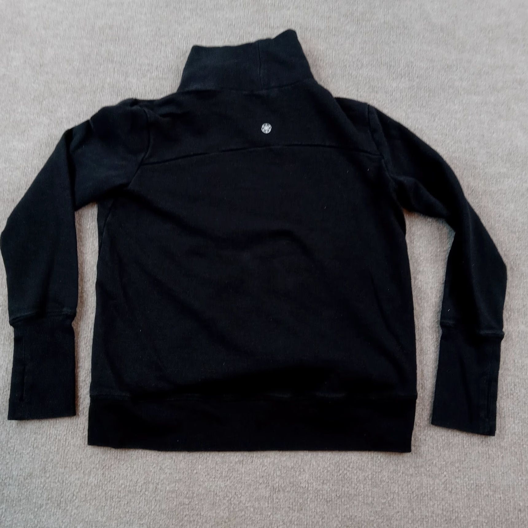 Vintage Gaiam Women's Black Mock Neck Long Sleeve Sweater Pullover Small Size S / US 4 / IT 40 - 6 Thumbnail