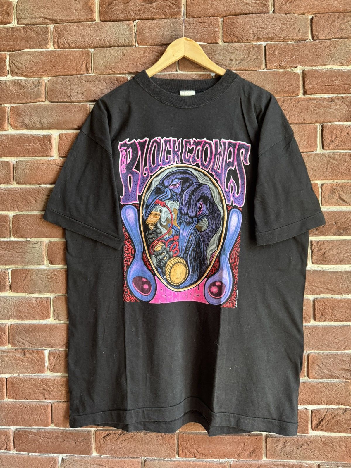 Band Tees Vintage 90s The Black Crowes Rock Band T Shirt Grail 1993 Size US XL / EU 56 / 4 - 1 Thumbnail