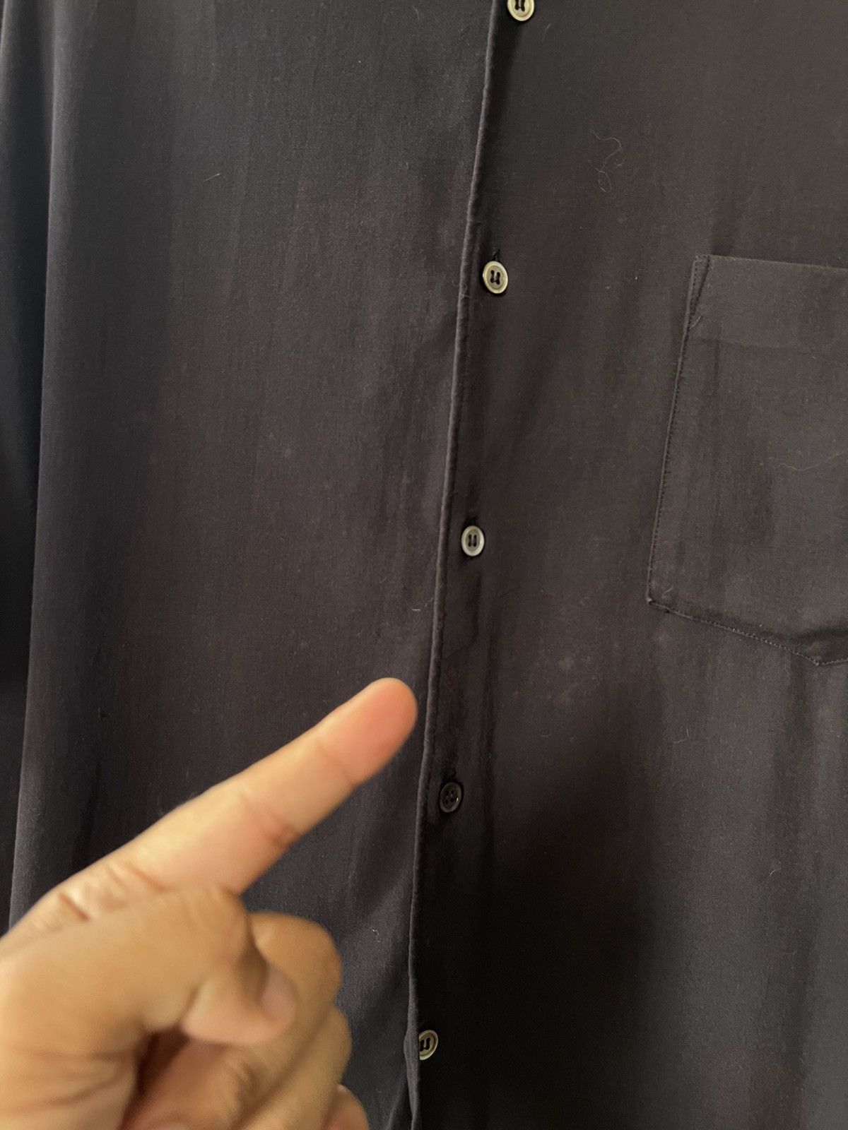 Comme des Garcons Homme AD1998 Comme Des Garcons Homme Ed.Amano Faded Button Shirt Size US L / EU 52-54 / 3 - 3 Thumbnail