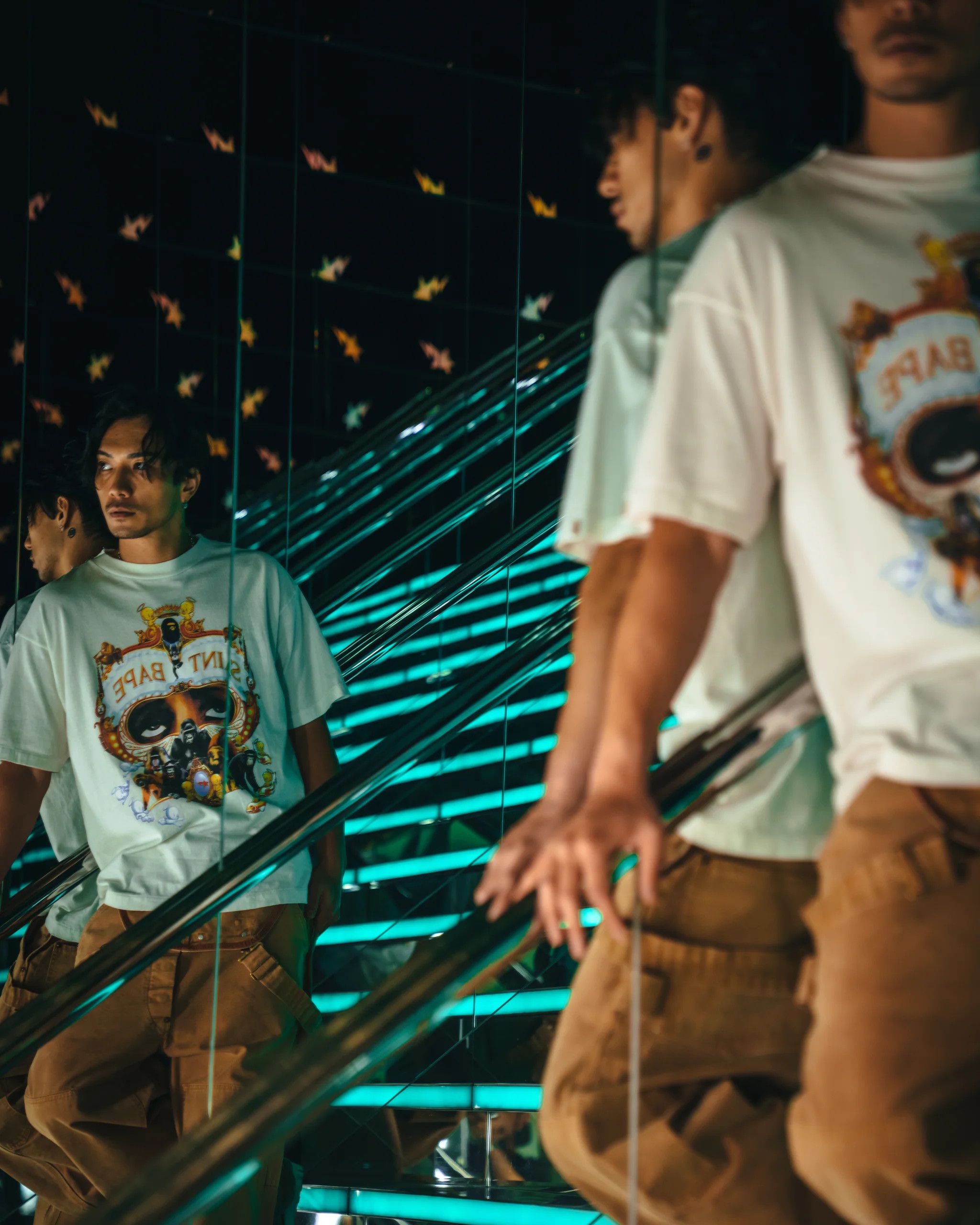 Bape × Saint Michael BAPE X SAINT MXXXXXX GENERATION TEE Size US L / EU 52-54 / 3 - 17 Thumbnail