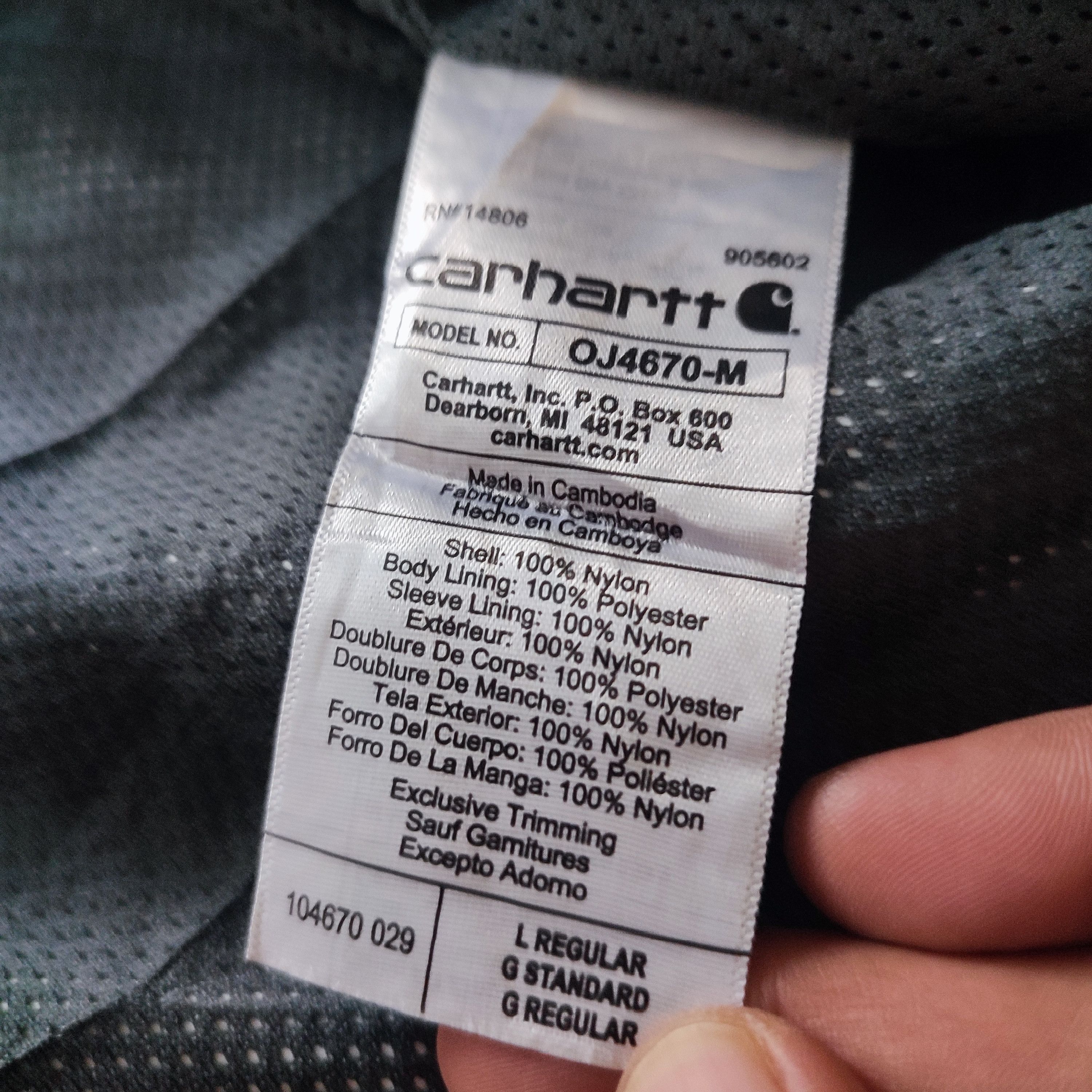 Carhartt × Carhartt Wip 🔥STEALS🔥Rare Carhartt Storm Defender Light Jacket Size US L / EU 52-54 / 3 - 8 Thumbnail