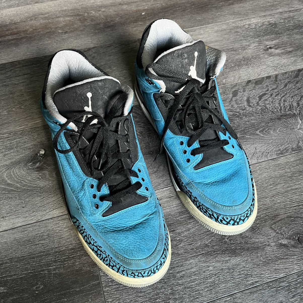 Jordan Brand Air Jordan 3 Retro Powder Blue Mens Shoes 136064-406 Size 13 Size US 13 / EU 46 - 2 Thumbnail