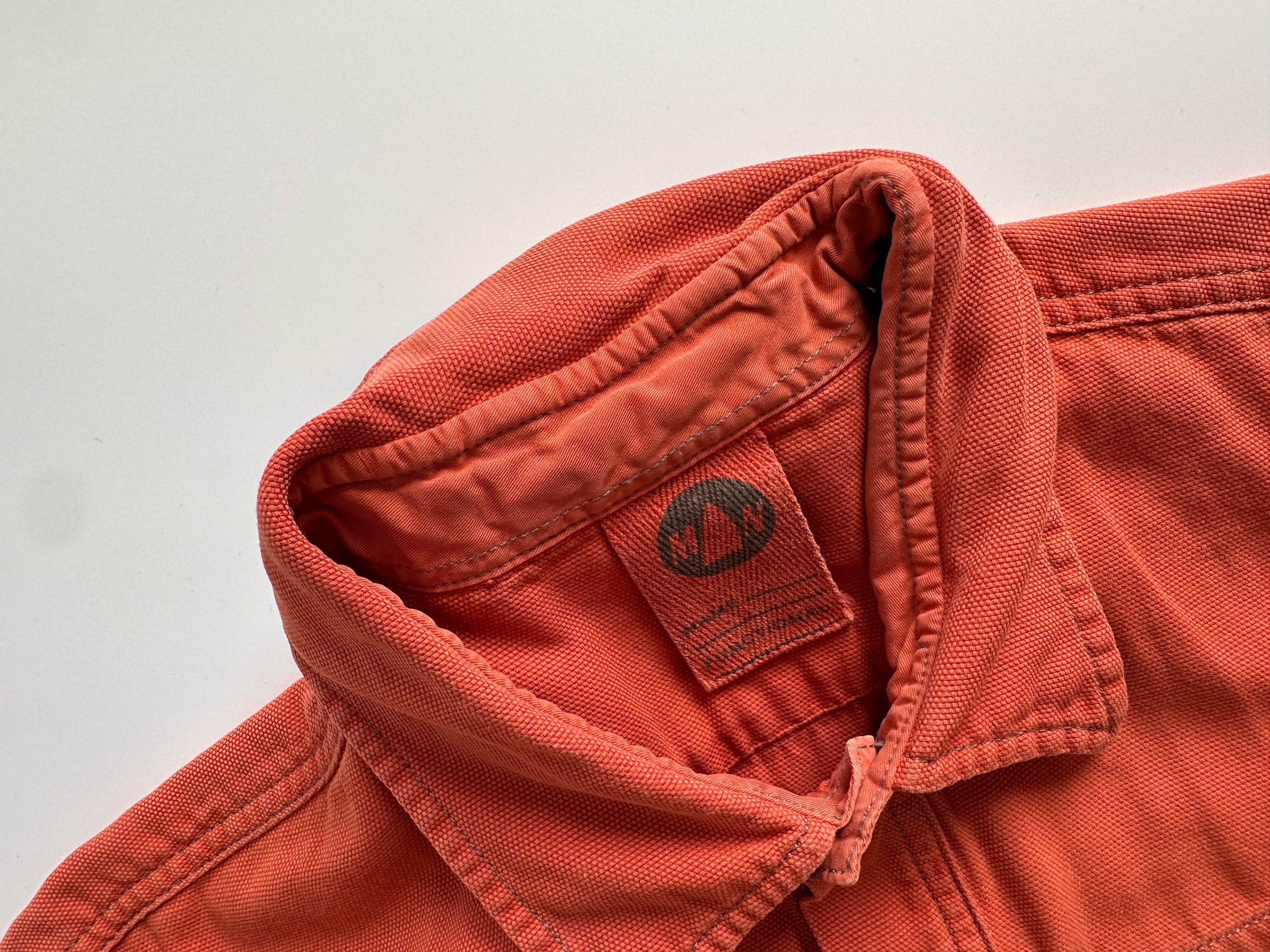 Vintage Murphy&Nye overshirt cotton faded orange jacket XL Size US XL / EU 56 / 4 - 12 Thumbnail