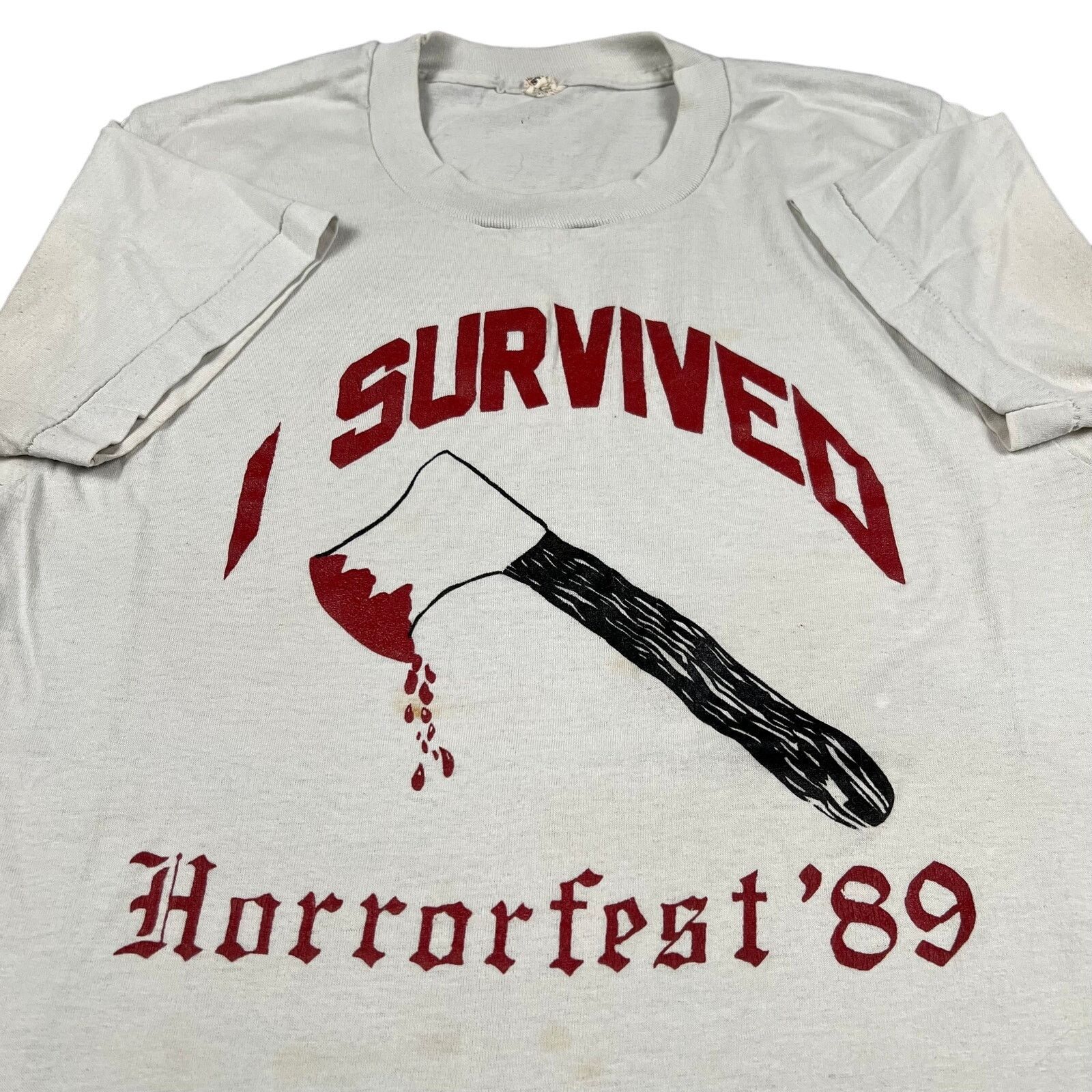 Vintage horror horrorfest 89 screen stars stitched shirt