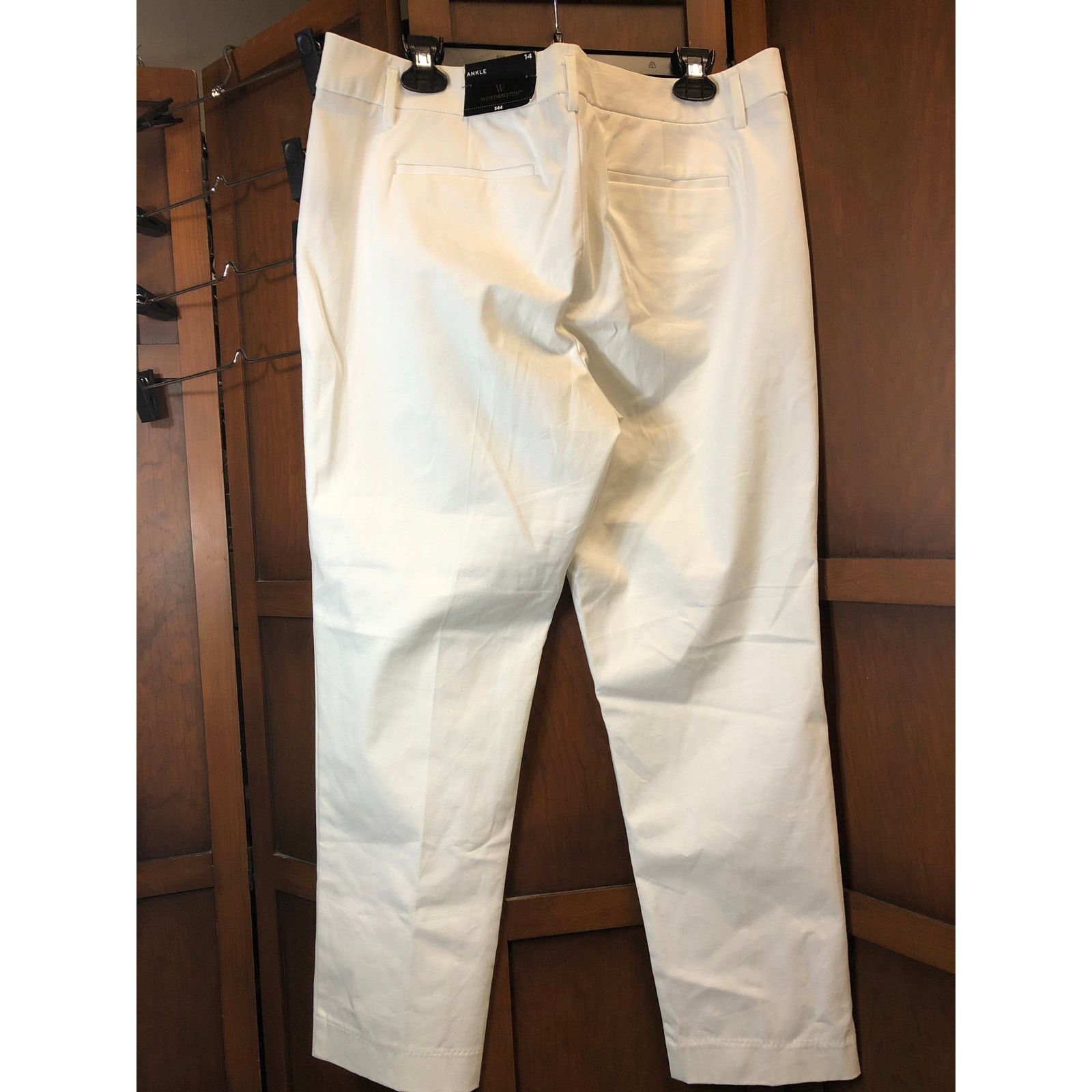 Worthington Women's White Worthington dress pants Size 36" / US 14 / IT 50 - 2 Thumbnail