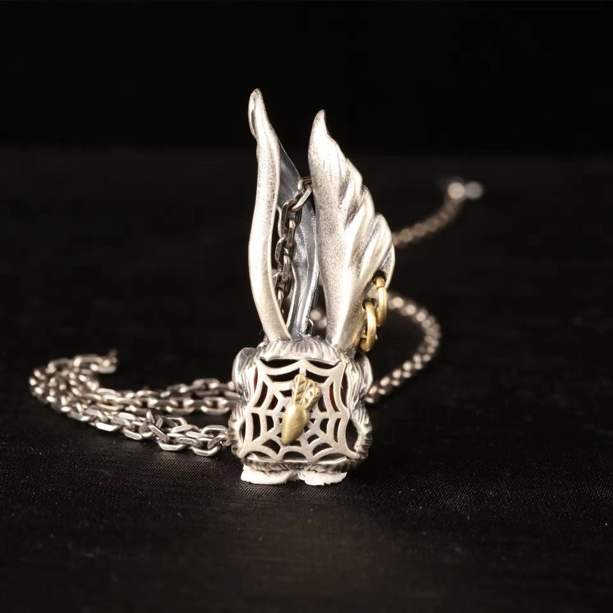 Jewelry × Vintage Red Eye Rabbit Necklace Size ONE SIZE - 4 Thumbnail