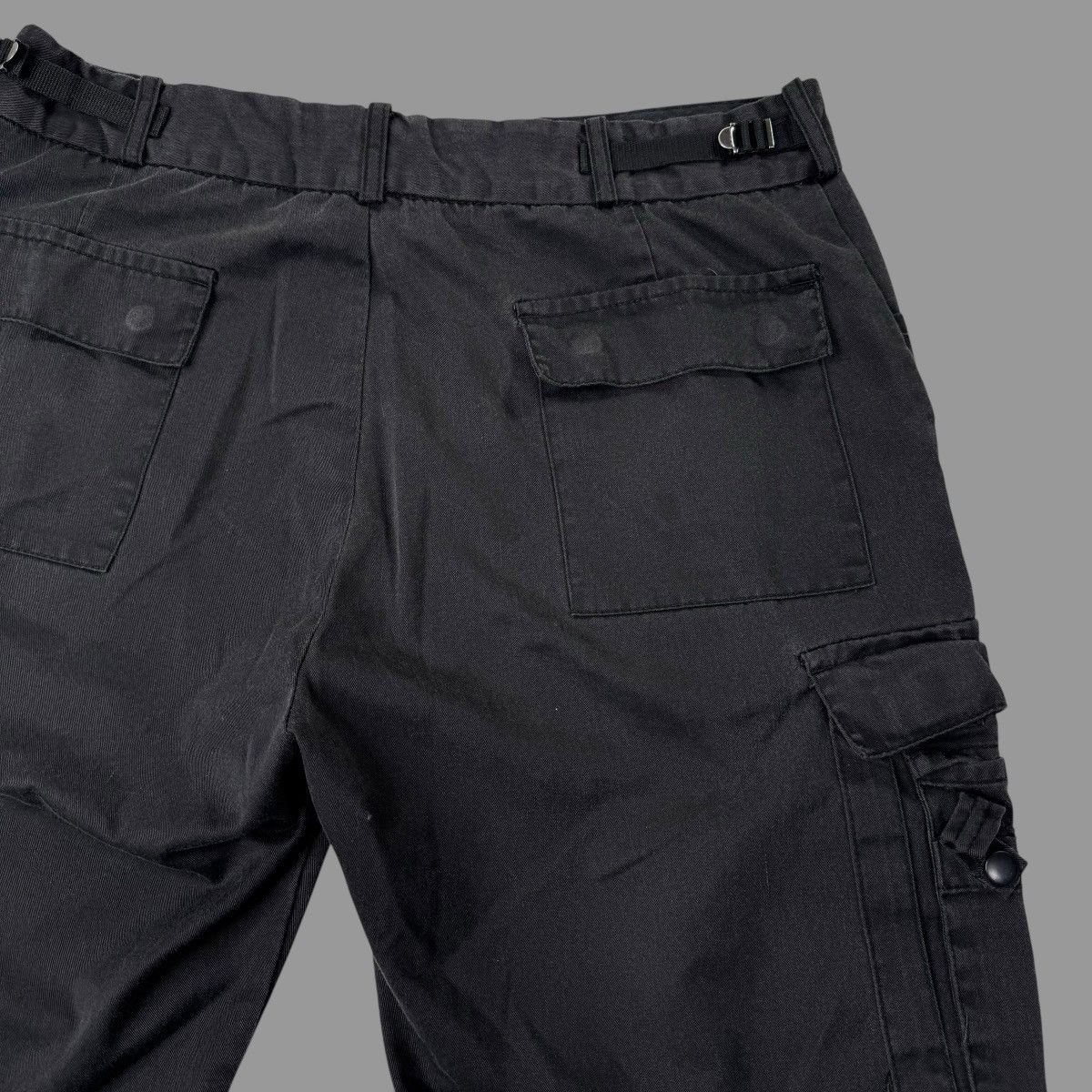 Vintage Vintage 1990s black military cargo shorts Size US 36 / EU 52 - 4 Thumbnail