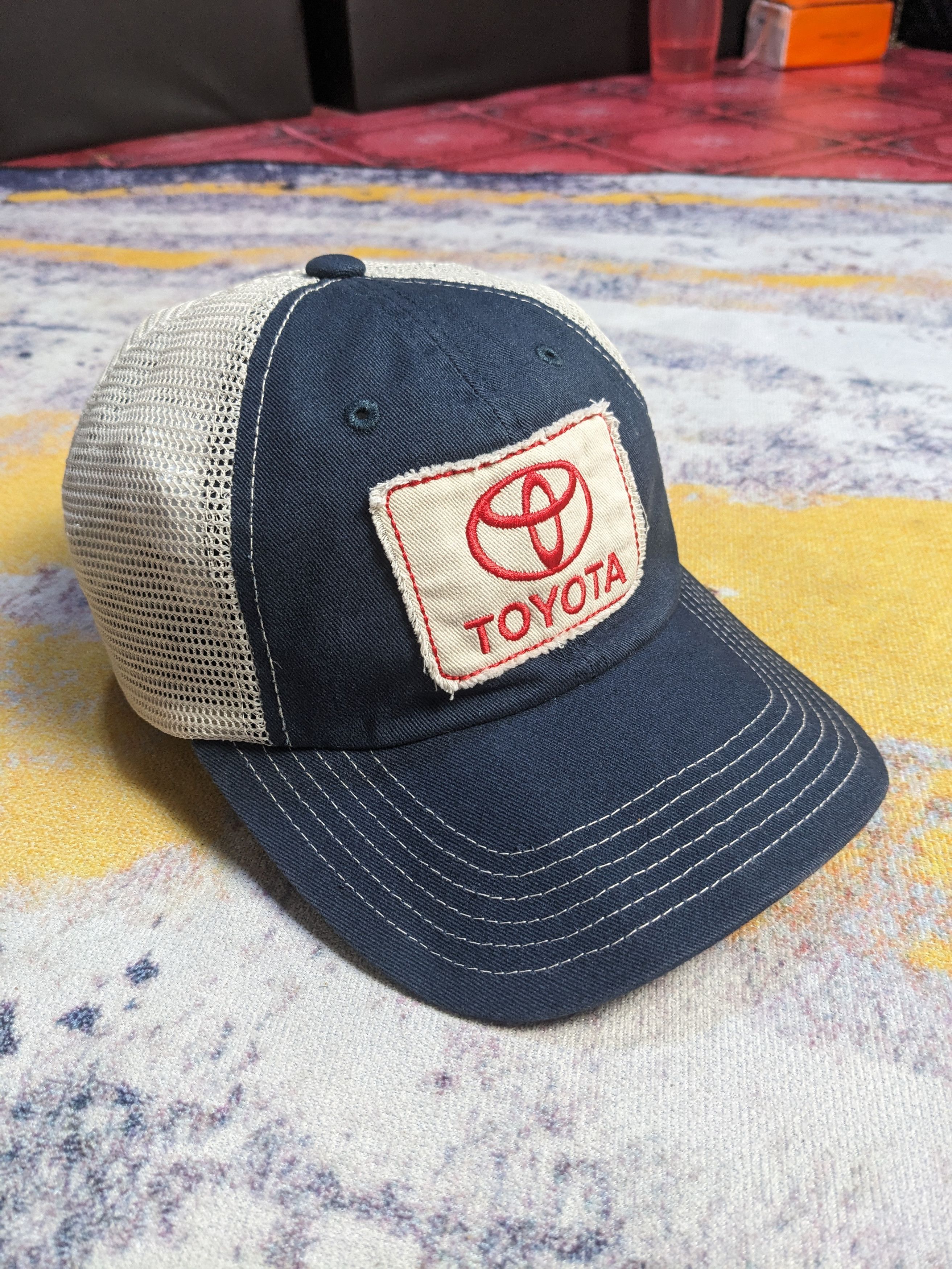 TOYOTA RACING EMBROIDERY LOGO TRUCKER CAP