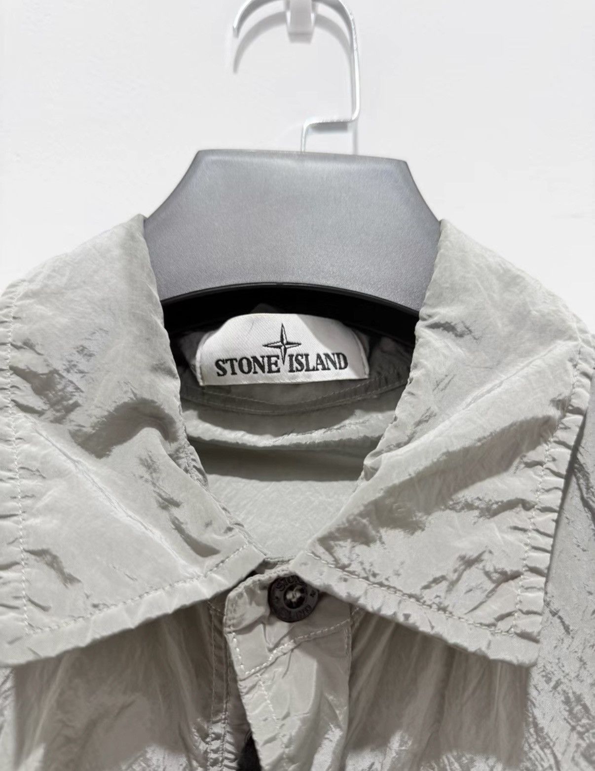 Stone Island 【STONE ISLAND】23SS Metal Nylon Jacket in Light Gray Size US L / EU 52-54 / 3 - 3 Thumbnail
