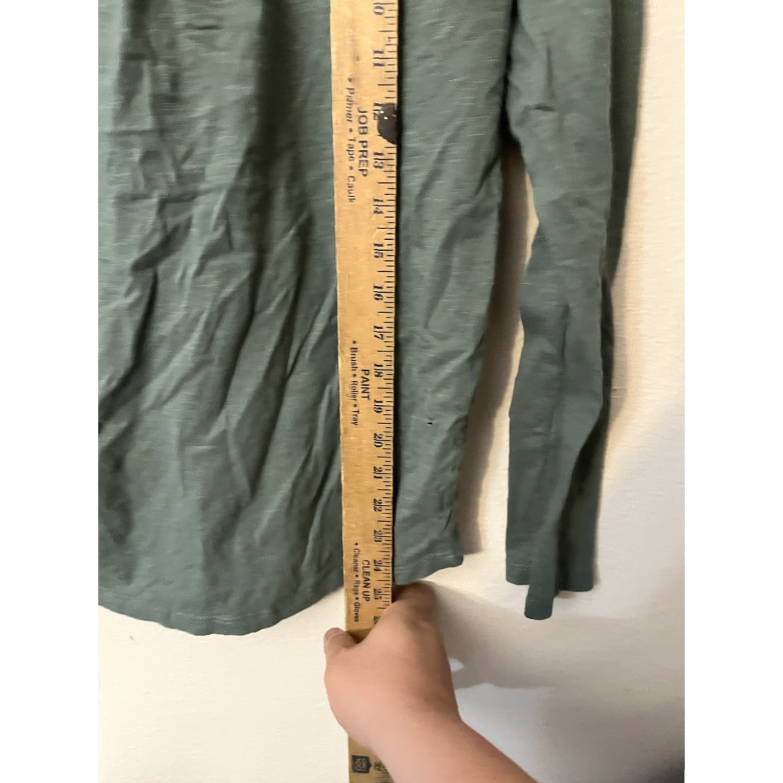 Style & Co Style & Co Green Basic Button Front 100% Cotton Henley Tshirt Tee Large Shirt Womens Regular Green Button Front 100% Cotton Henley Tshirt Tee L Size L / US 10 / IT 46 - 4 Thumbnail