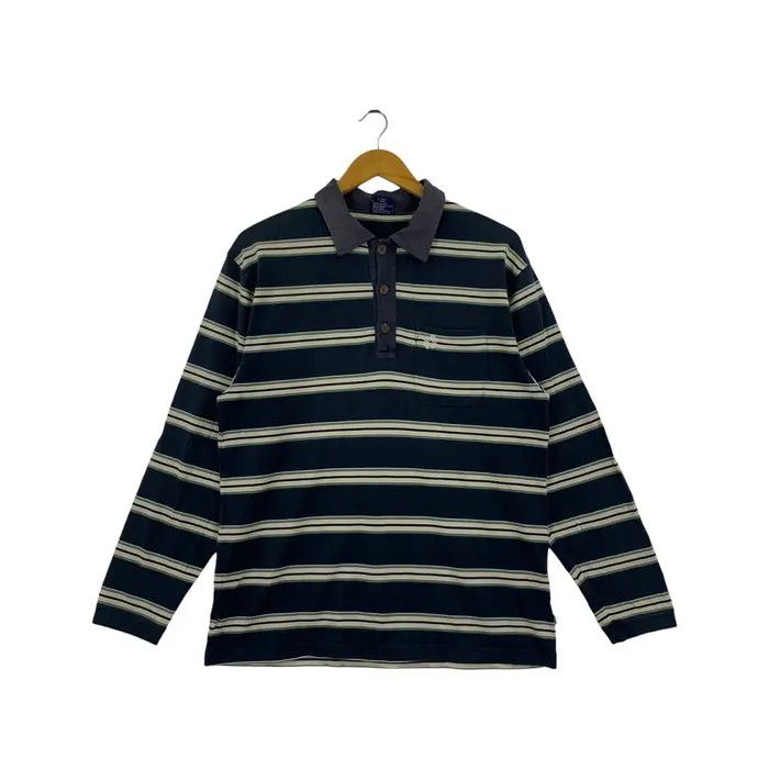Hang Ten Vintage HANG TEN HAWAII HONOLULU Striped Polo Size US L / EU 52-54 / 3 - 1 Thumbnail