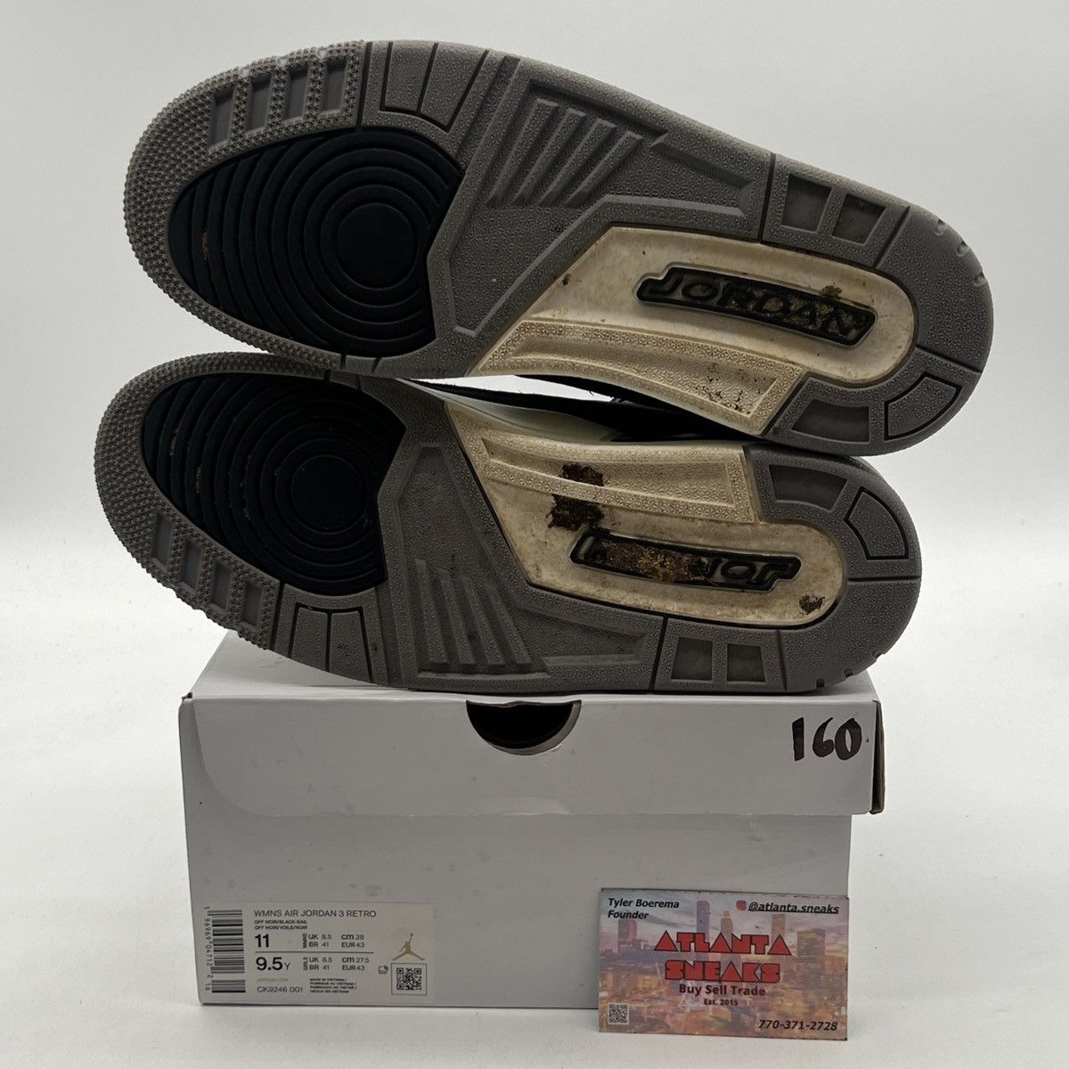 Jordan Brand Wmns air Jordan 3 off noir Size US 11 / IT 41 - 8 Thumbnail
