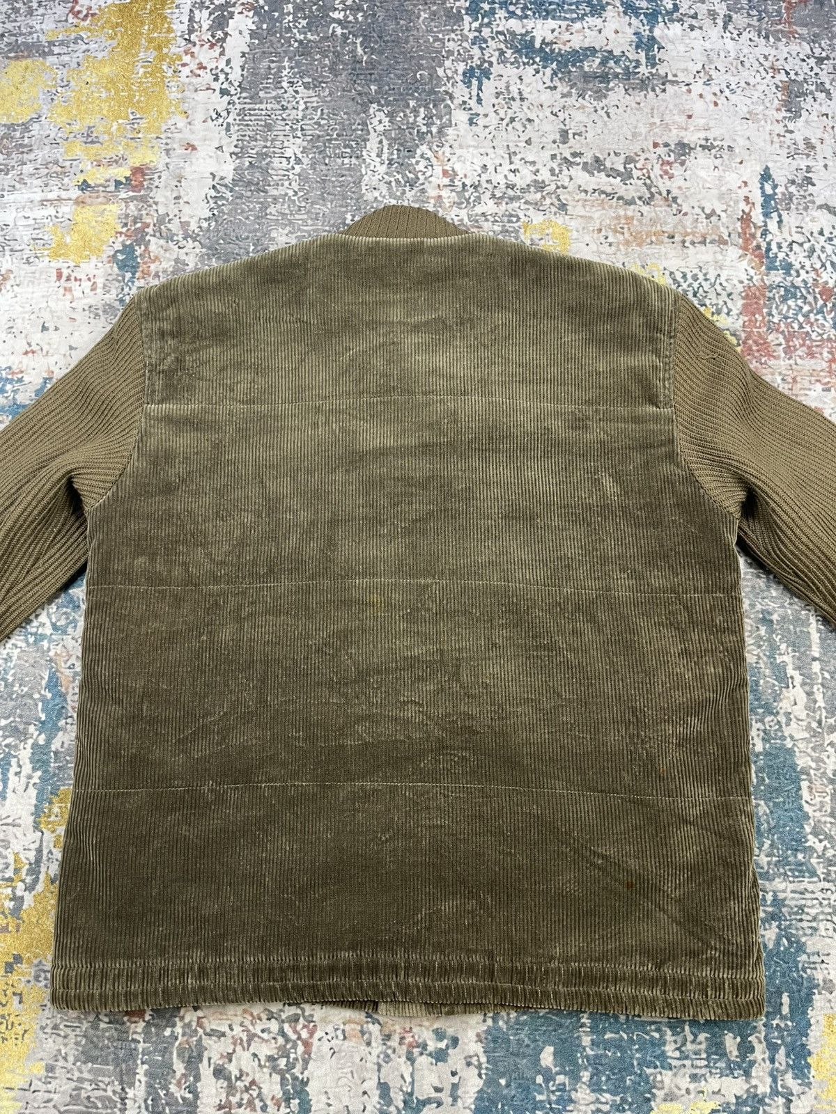 Japanese Brand D’Urban Corduroy Ribbed Knit Sleeve Button Closure Jacket Size US M / EU 48-50 / 2 - 4 Thumbnail
