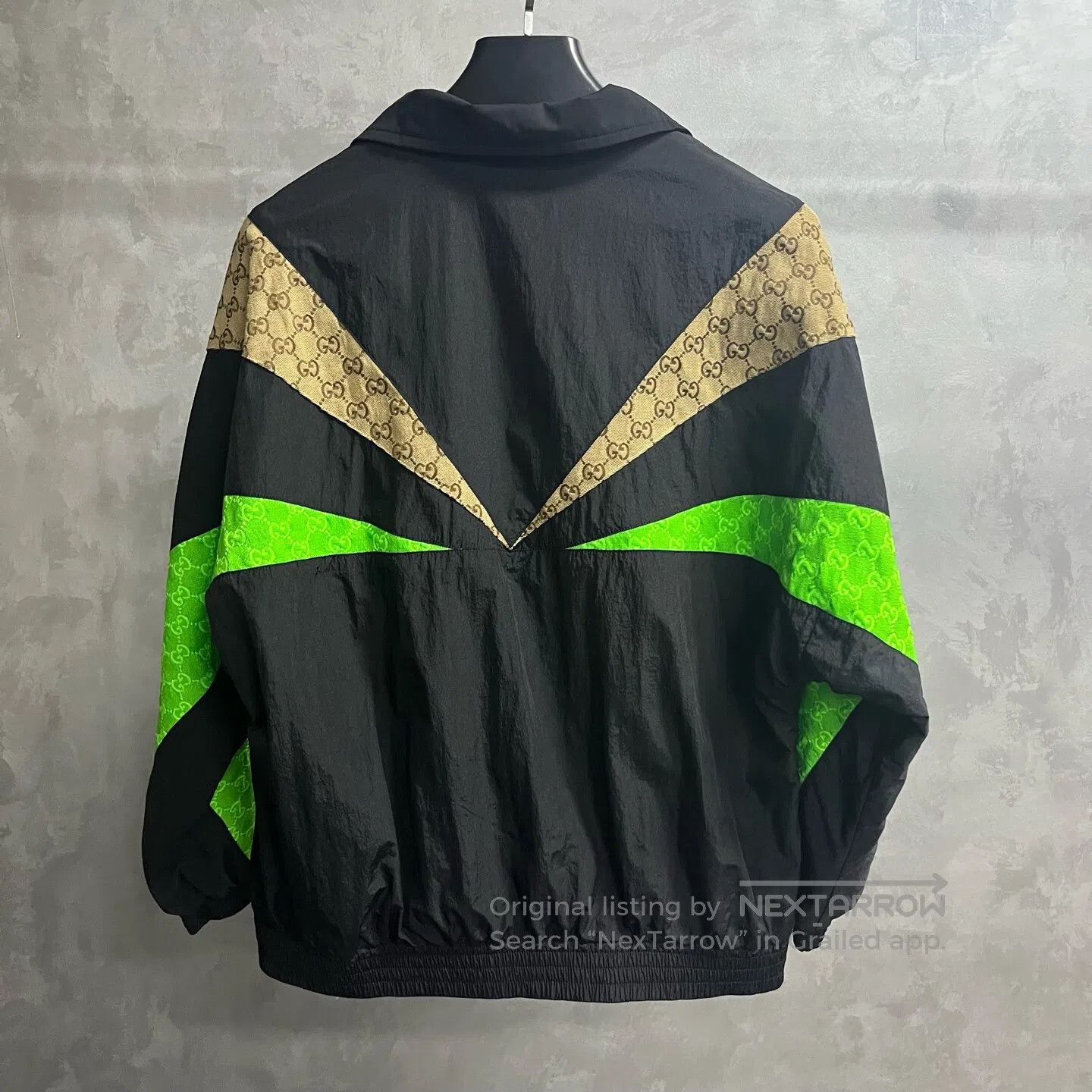 Gucci Guicci Colorful letter-embossed zipper high-neck casual ja Size US M / EU 48-50 / 2 - 5 Thumbnail