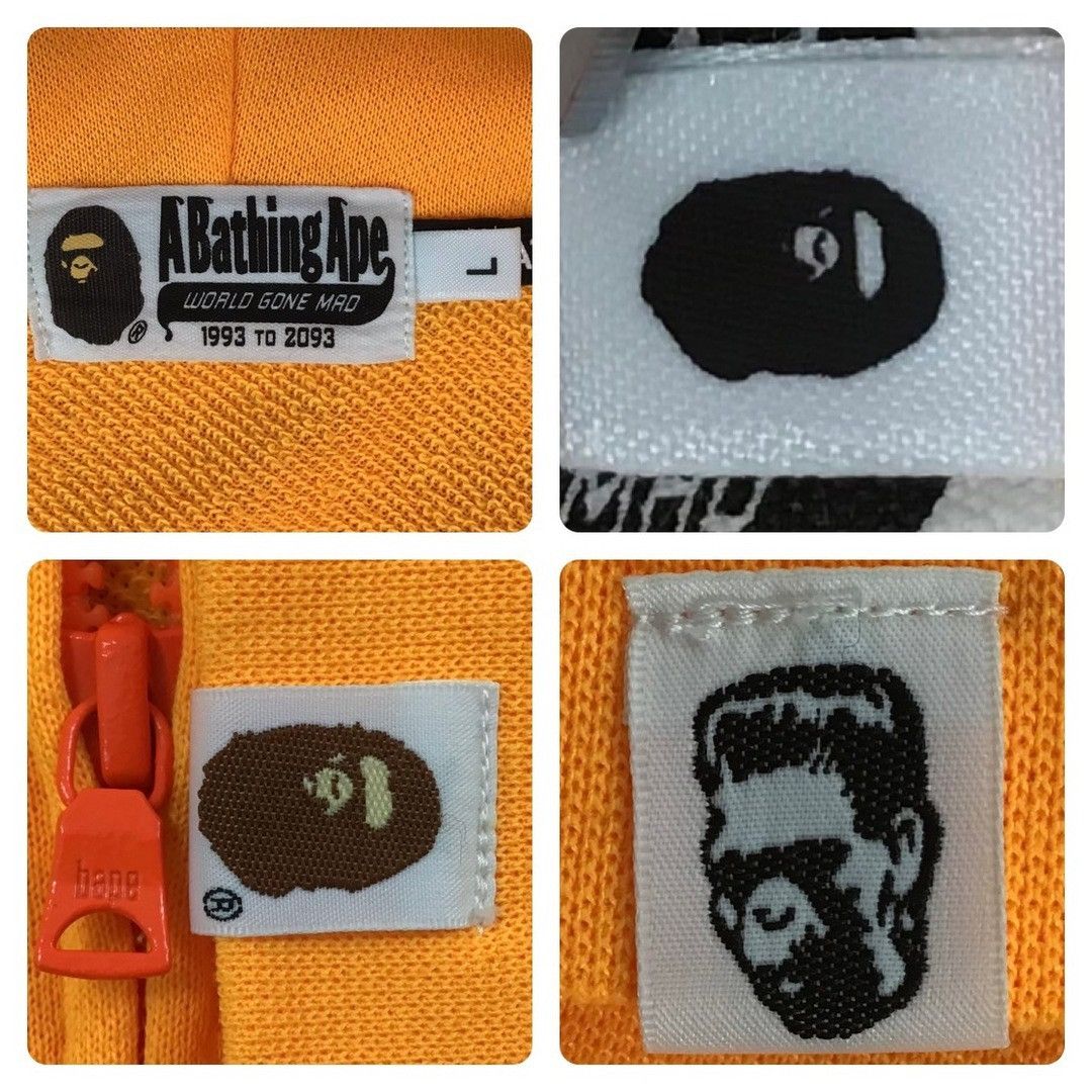Bape BAPE Neon Shark Full Zip Hoodie a bathing ape Size US L / EU 52-54 / 3 - 8 Thumbnail