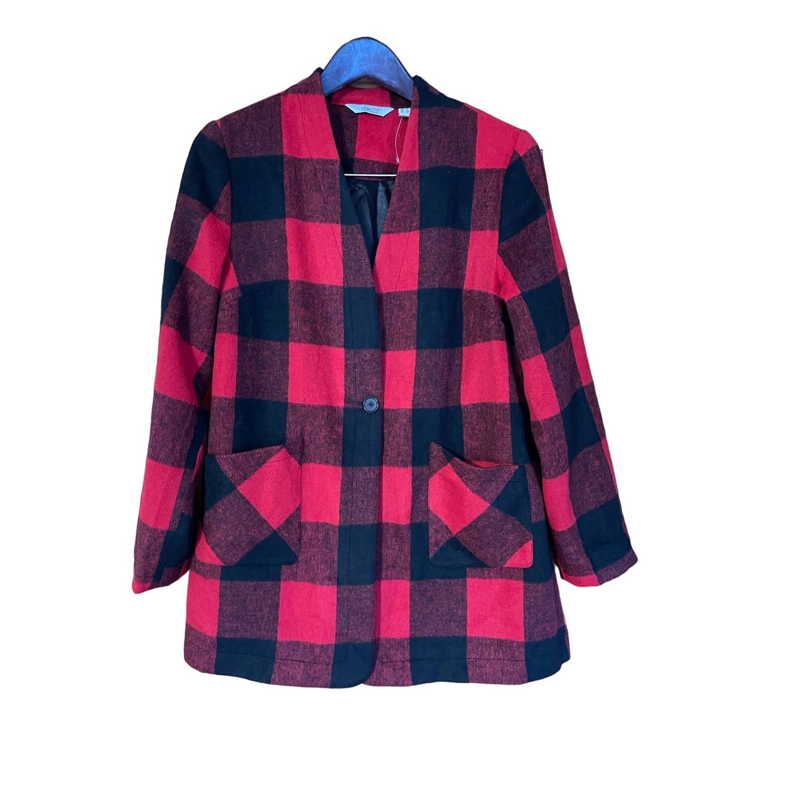Denim & Co. Denim & Co. Fleece Lumberjack Relaxed Jacket Medium NWOT Size M / US 6-8 / IT 42-44 - 9 Thumbnail
