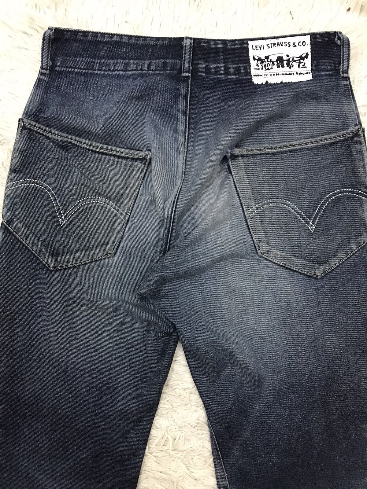 Levi's Vintage Clothing Vintage Levis N3BP Rubber Print Distressed Denim Jeans Size US 32 / EU 48 - 10 Thumbnail