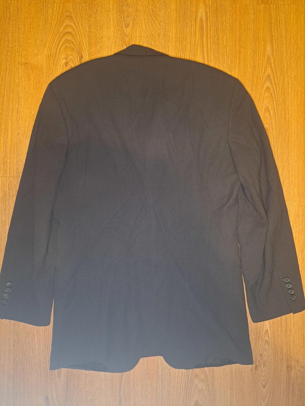Hugo Boss Hugo Boss Sport Coat Mens 40R Brown Striped Virgin Wool Size 40R - 9 Thumbnail