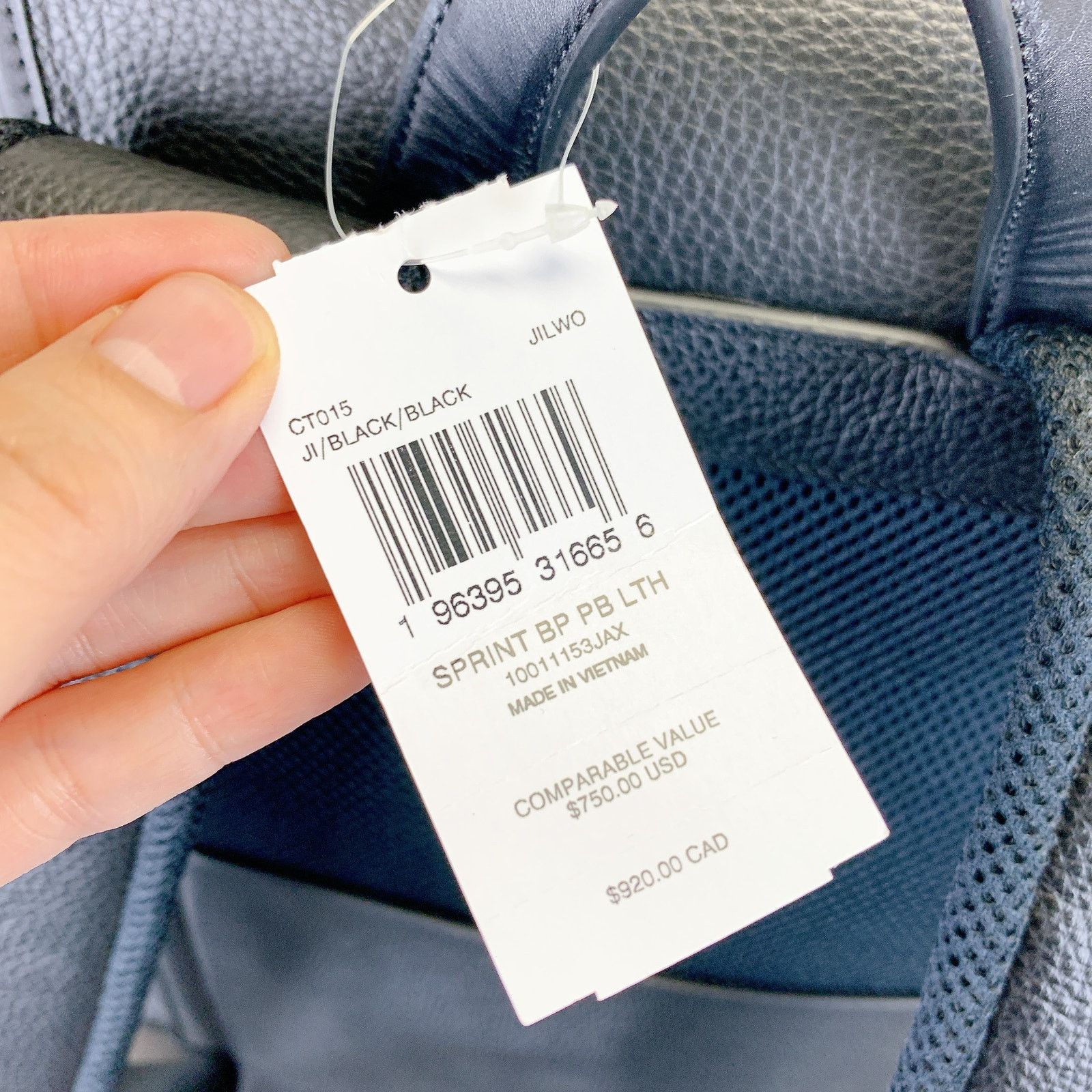 Coach Coach CT015 Sprint Backpack IN Black Size ONE SIZE - 9 Thumbnail