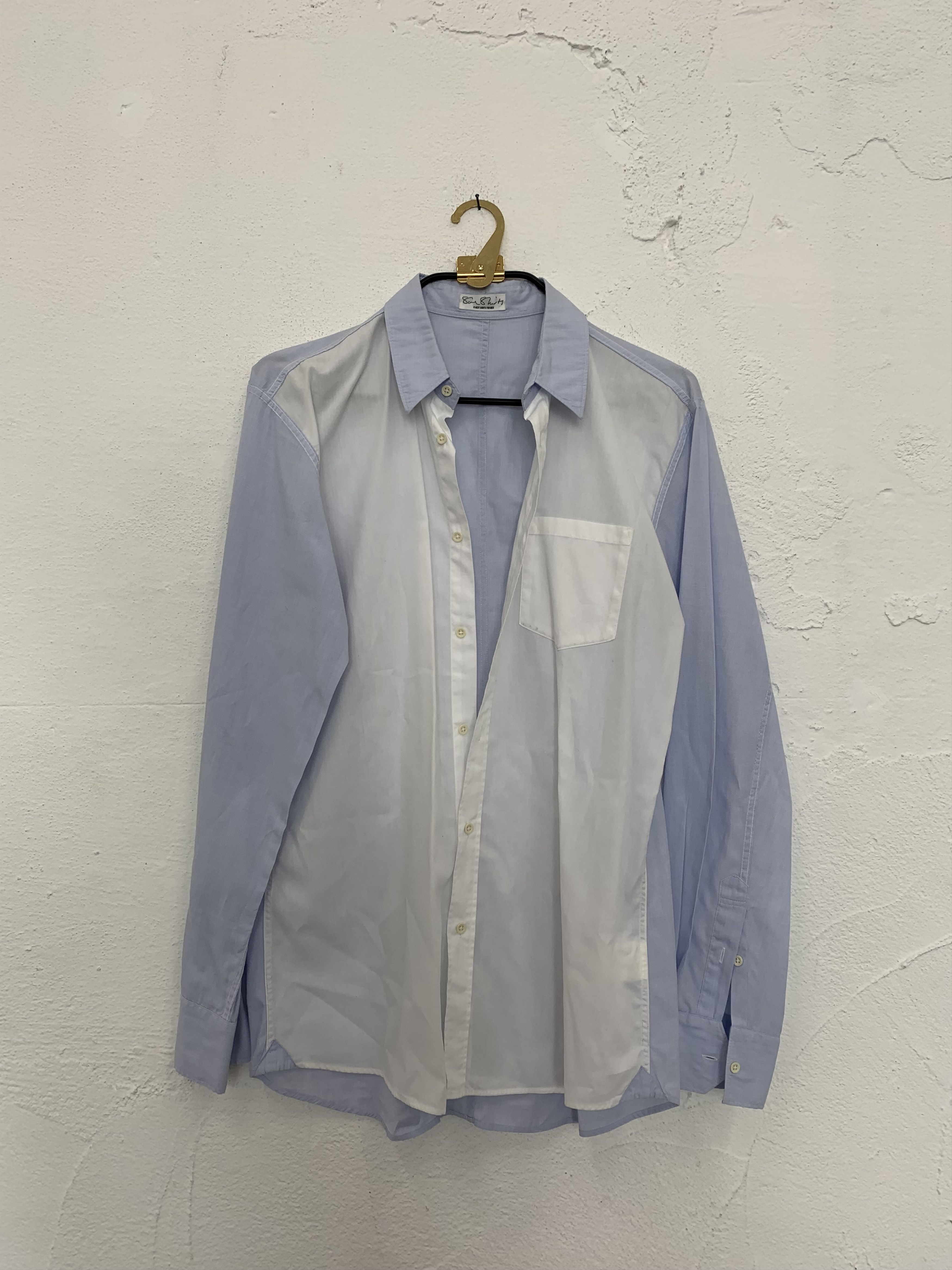 image of Soe Shirt in Light Blue/White, Men's (Size Small)