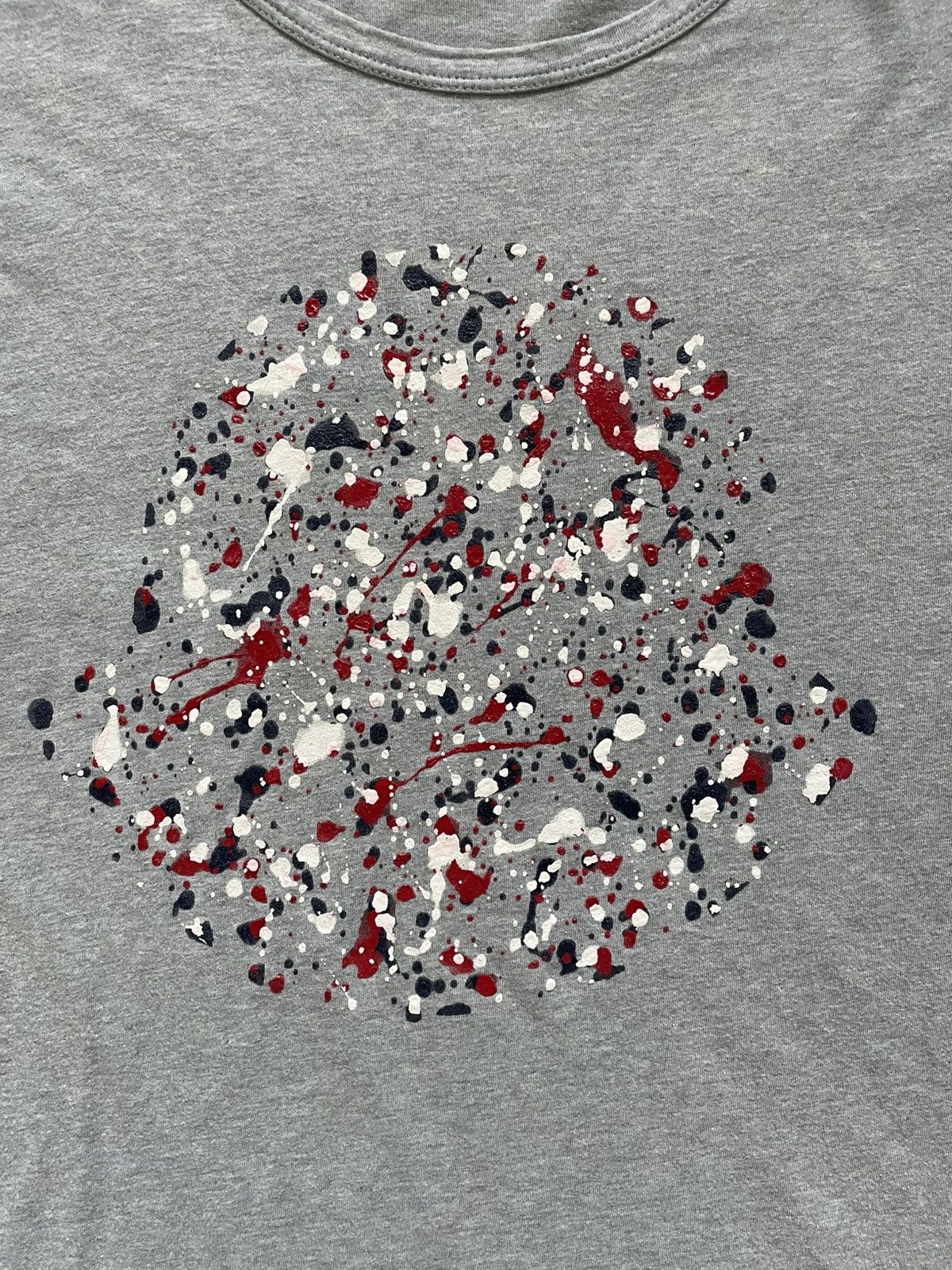 Moncler Moncler Paint Splatter Printed Logo T-Shirt Size US L / EU 52-54 / 3 - 3 Thumbnail